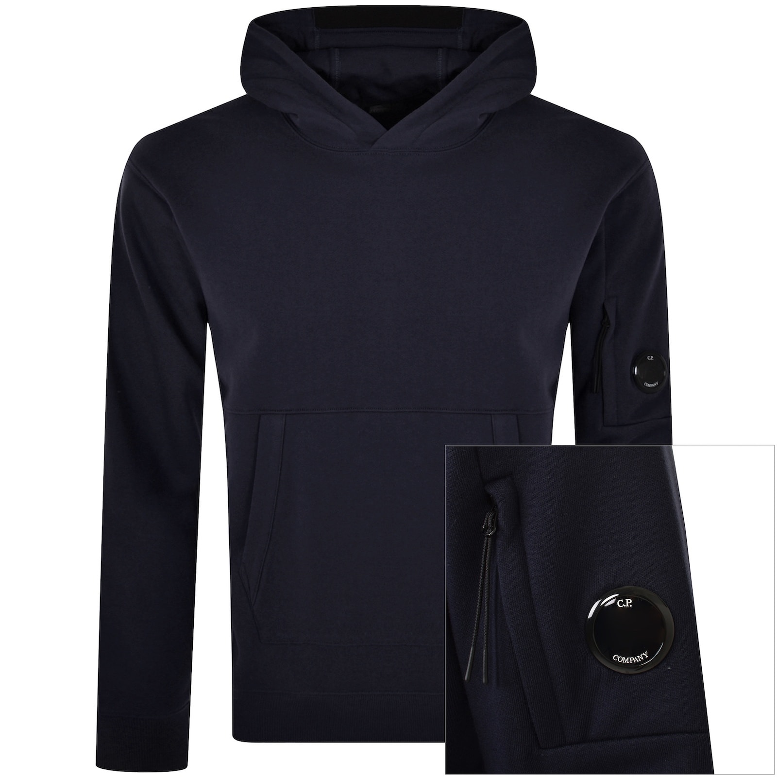 CP Company Diagonal Hoodie Navy Mainline Menswear