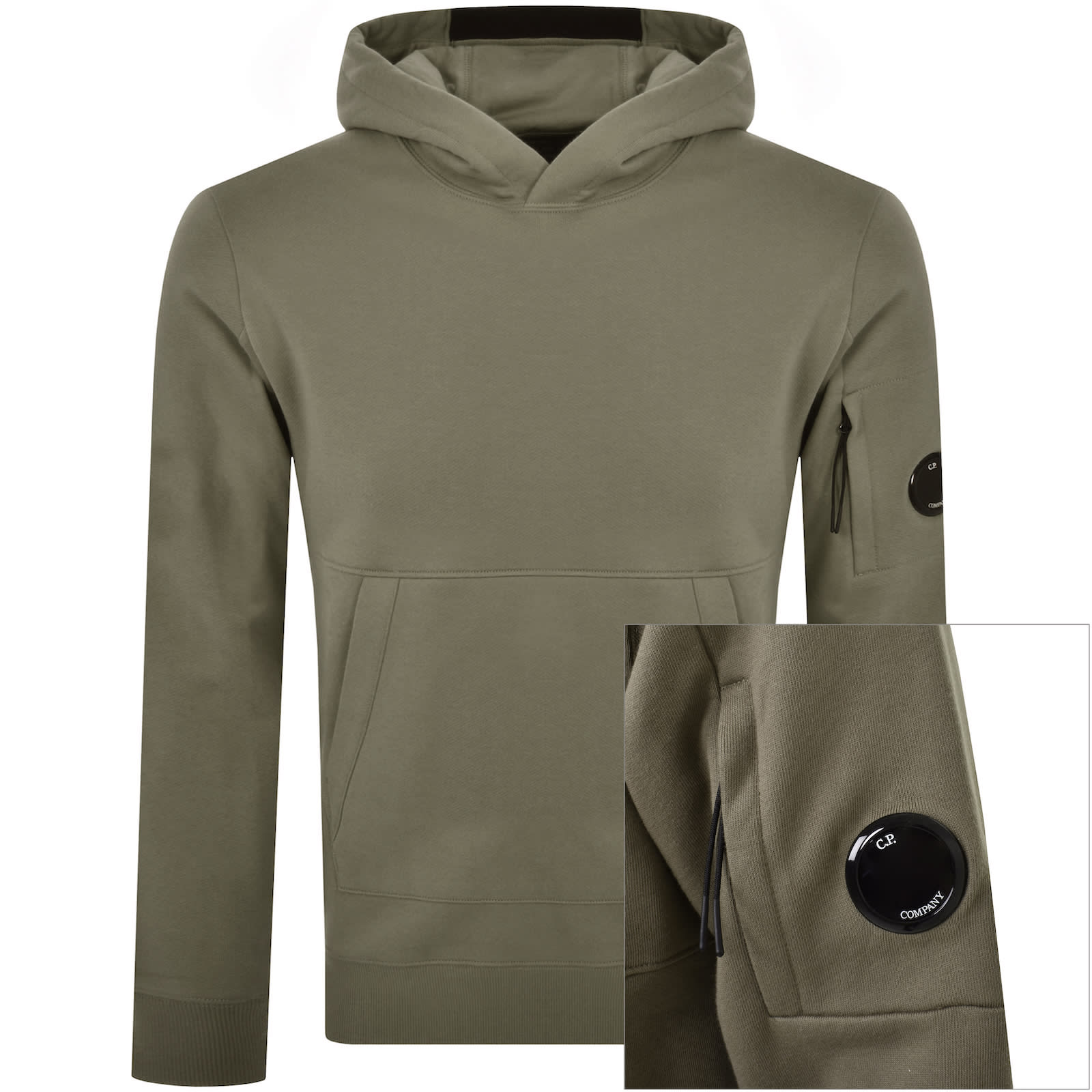 CP Company Diagonal Hoodie Brown Mainline Menswear United States