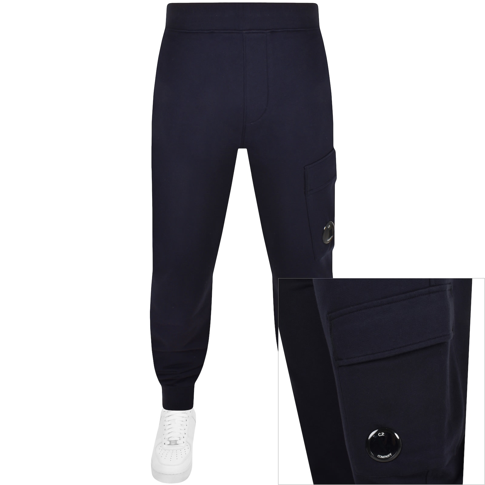 Cp company joggers navy hotsell