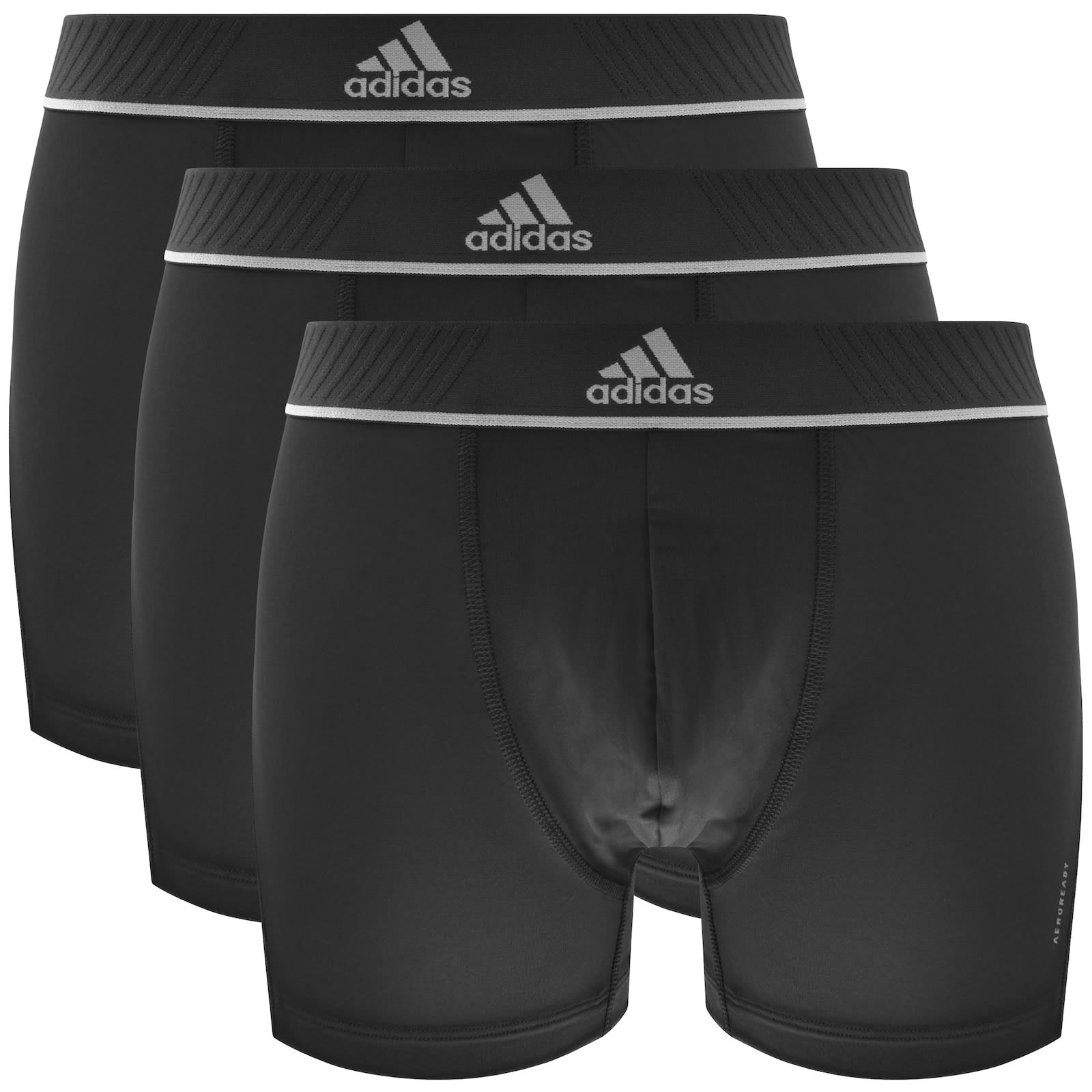 adidas Originals 3 Pack Trunks Black Mainline Menswear