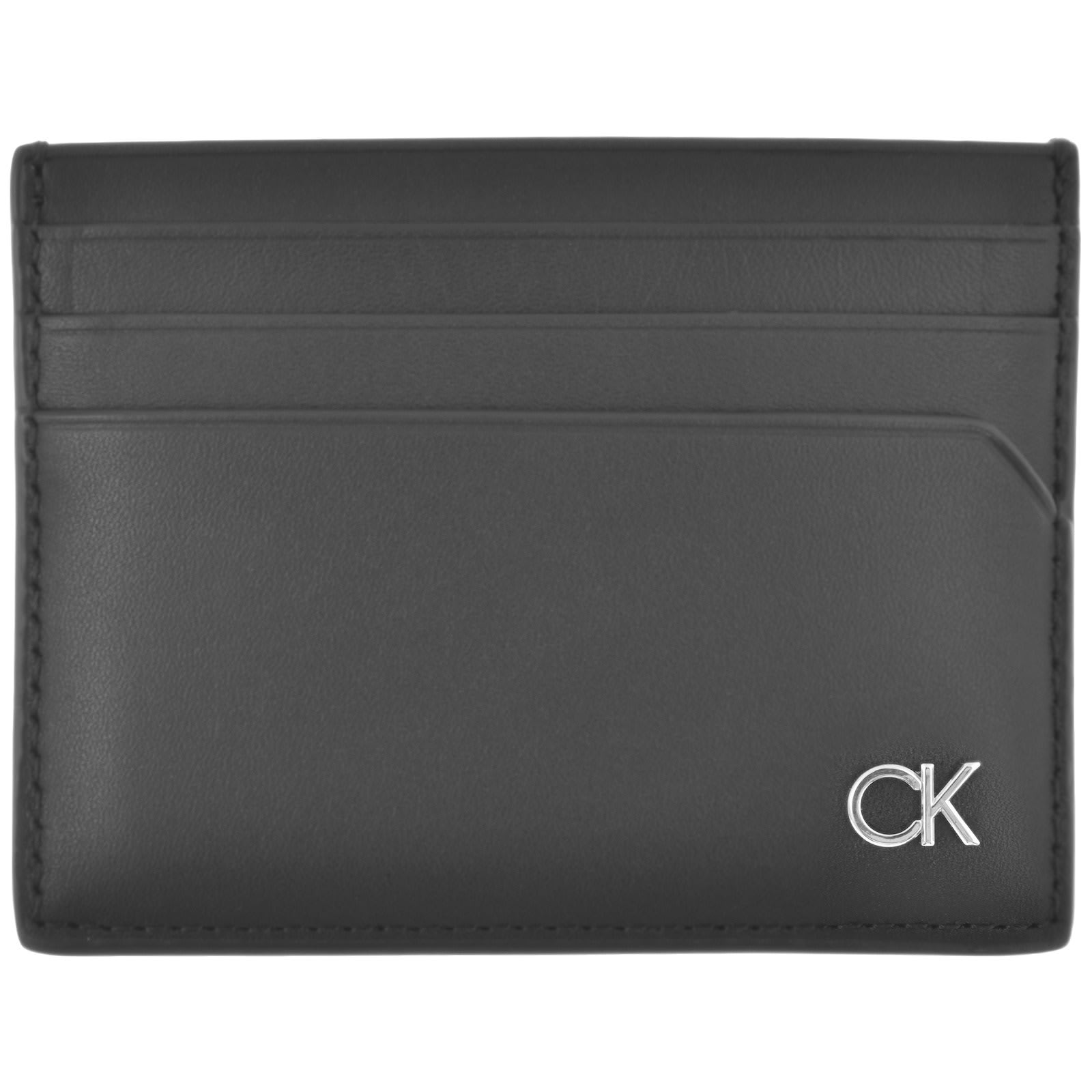 Calvin Klein Metal Logo Card Holder Black Mainline Menswear Denmark