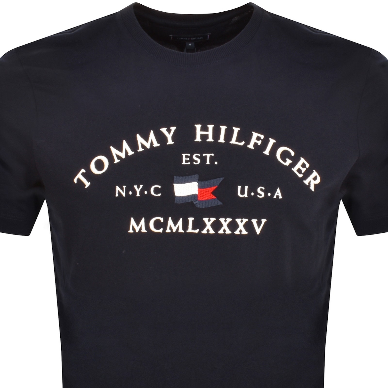 Tommy Hilfiger Logo T Shirt Navy