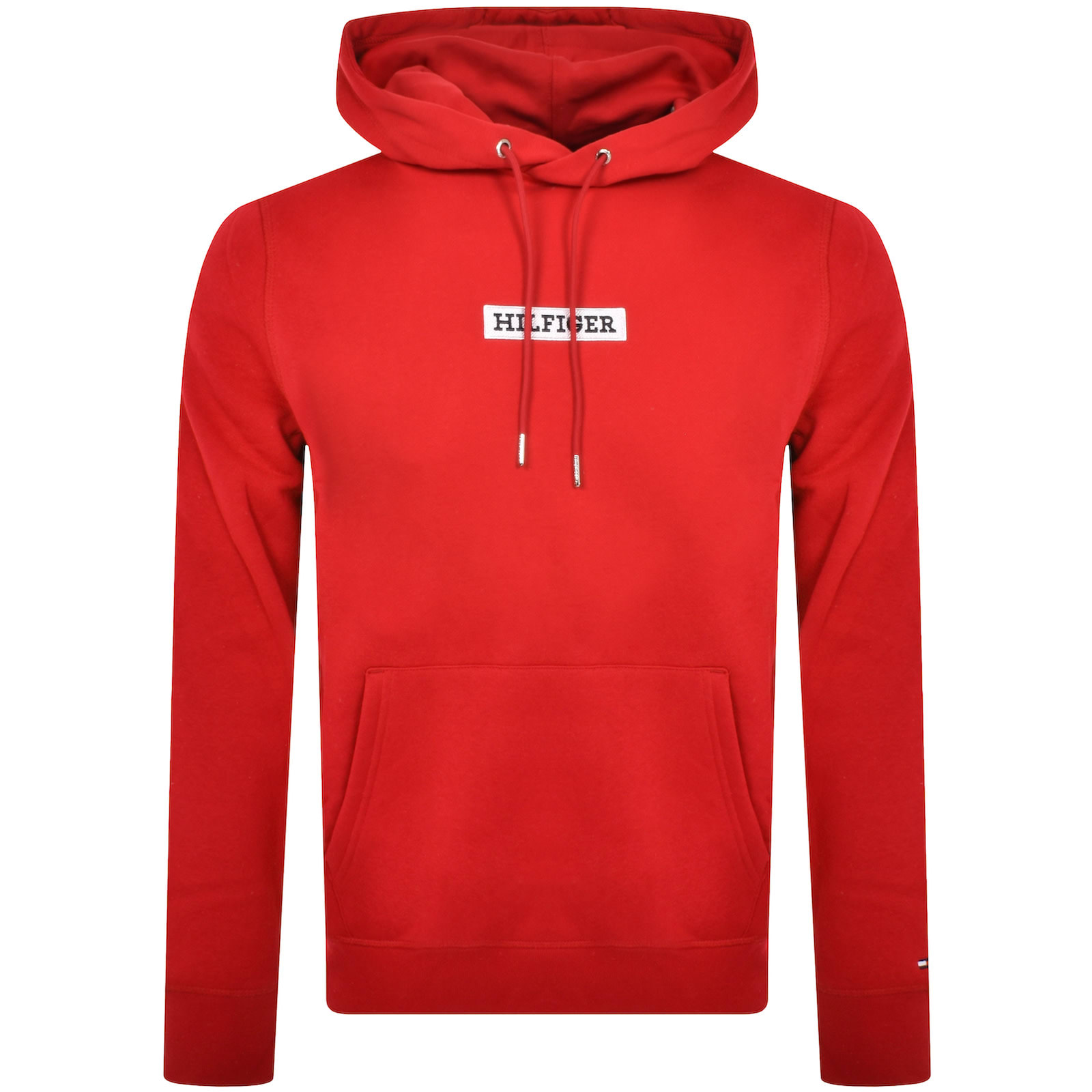 Tommy Hilfiger Monotype Box Hoodie Red Mainline Menswear Denmark