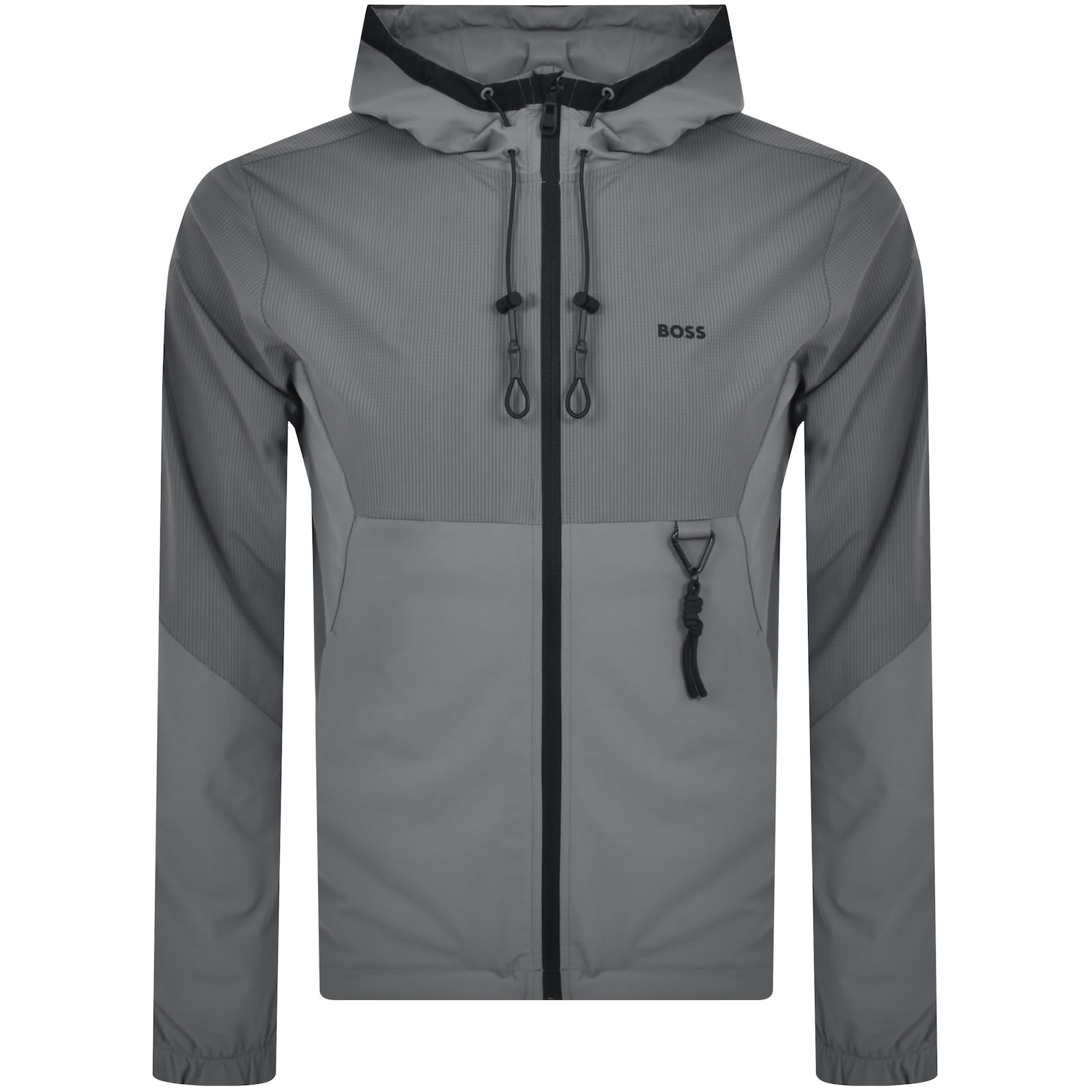 BOSS Swoven Jacket Grey | Mainline Menswear United States