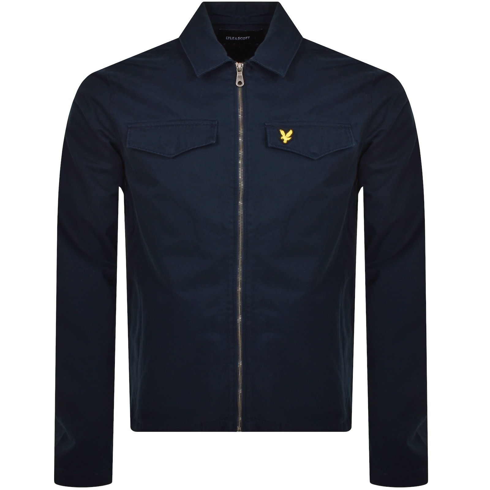 Lyle And Scott Cotton Overshirt NavyLyle And Scott Cotton Overshirt Navy Male XX Large