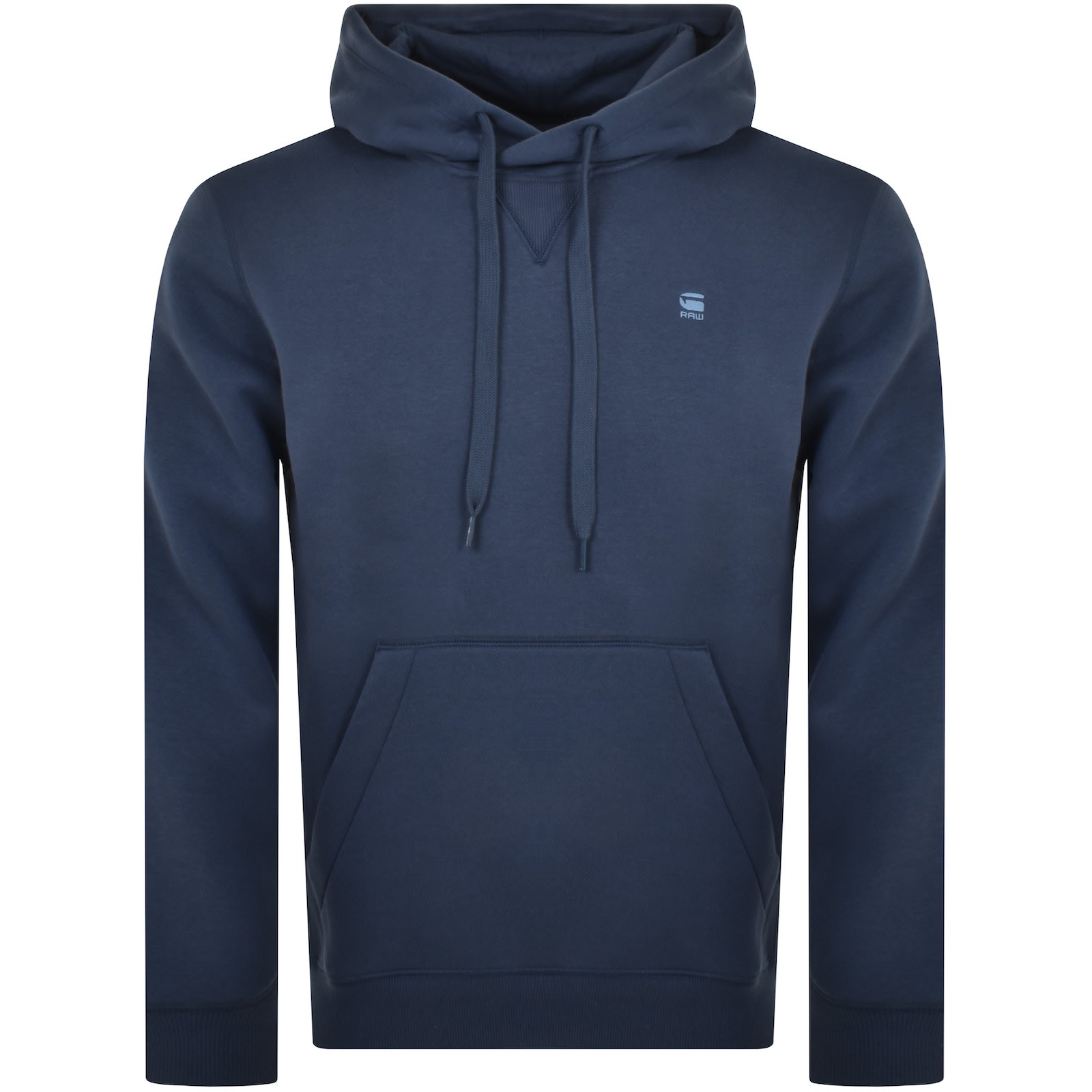 G Star Raw Premium Core Hoodie Blue Mainline Menswear
