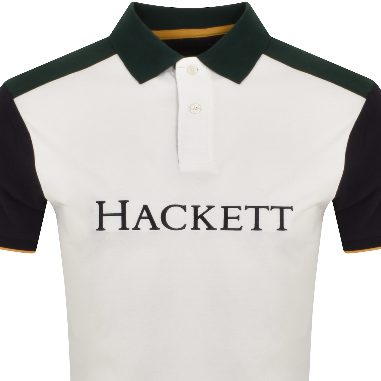 Hackett Heritage Multi Polo T Shirt White Mainline Menswear Canada