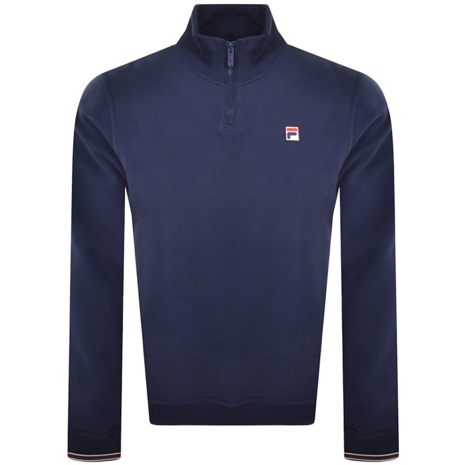 Fila Vintage Ramy Quarter Zip Sweatshirt Navy Mainline Menswear