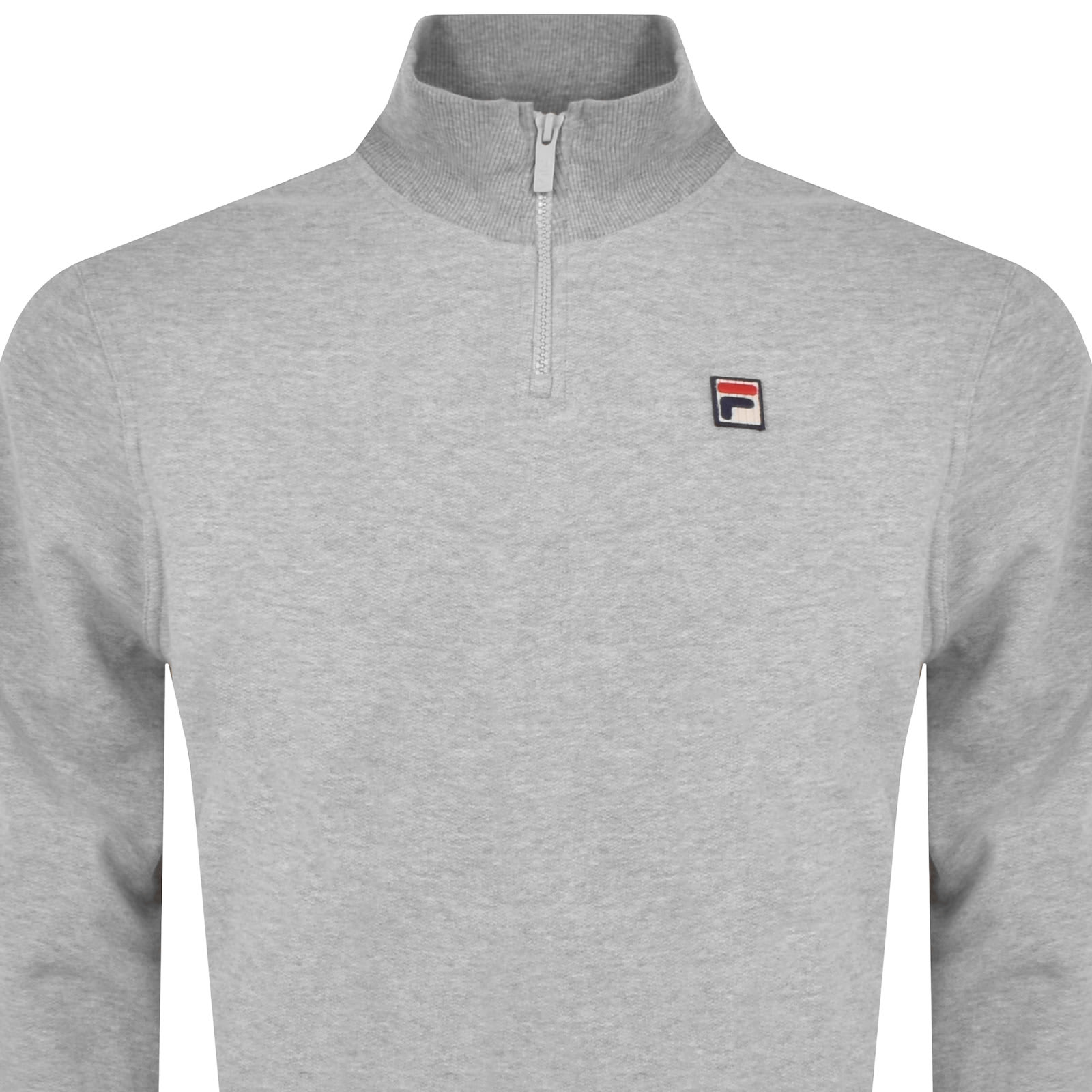 Fila Vintage Ramy Quarter Zip Sweatshirt Grey Mainline Menswear Denmark