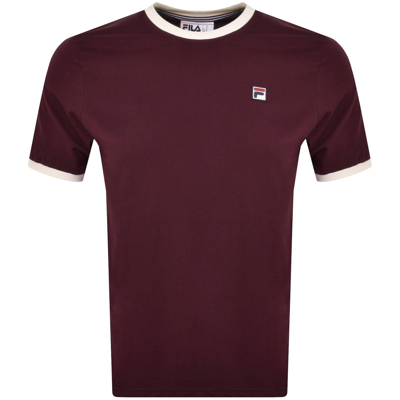 Maroon fila shirt top