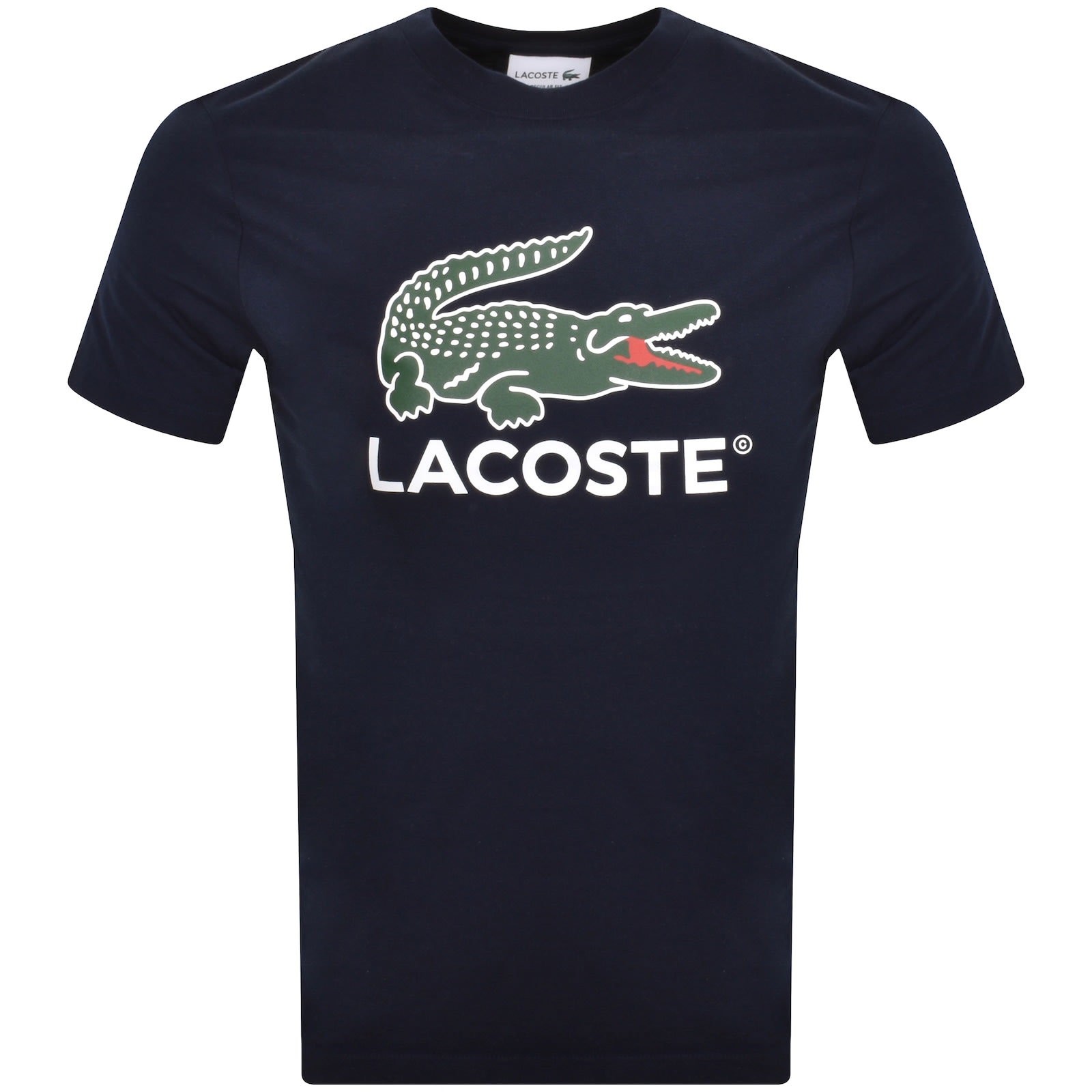 Lacoste Logo T Shirt Navy Mainline Menswear Ireland