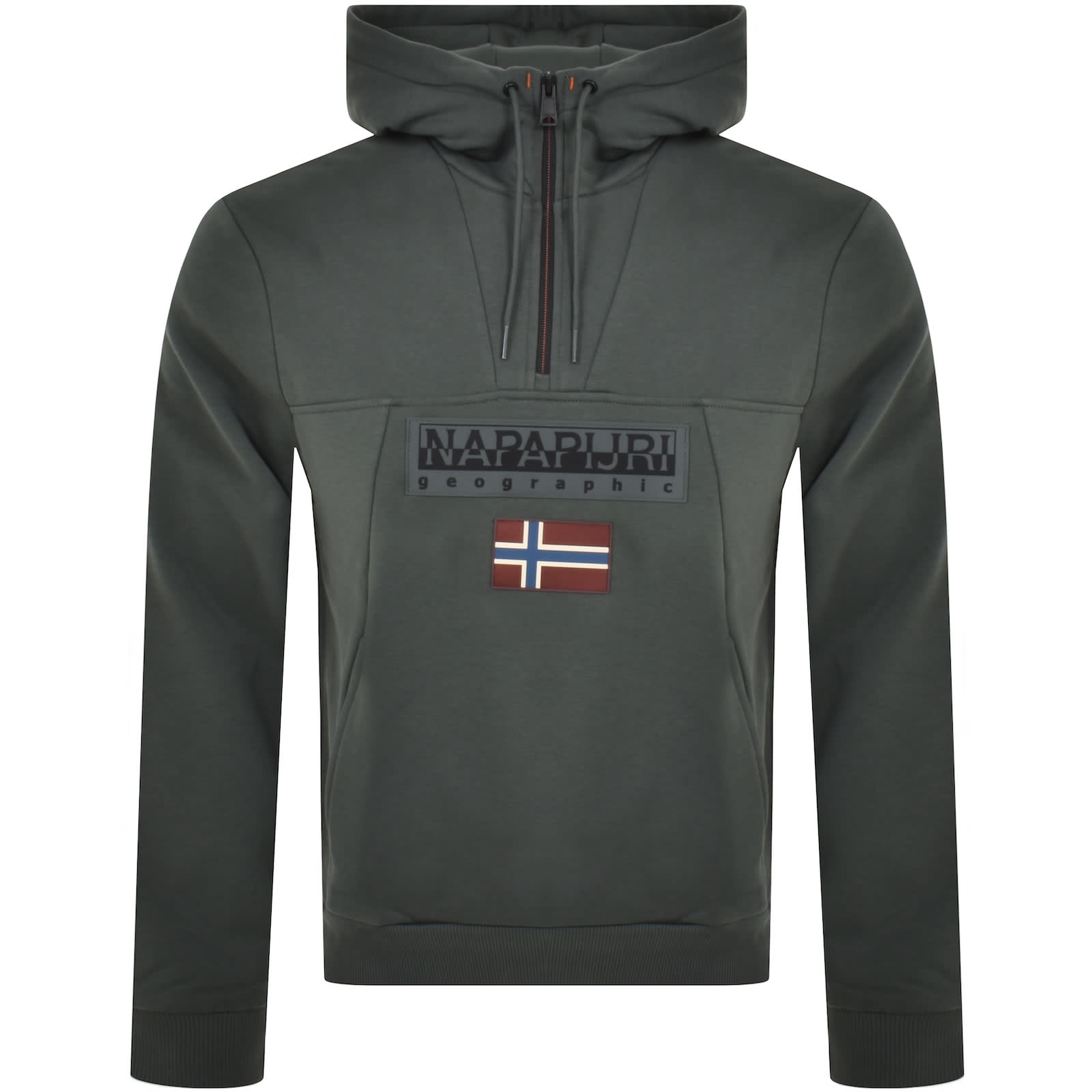 Napapijri Burgee 2.0 Hoodie Green Mainline Menswear Denmark