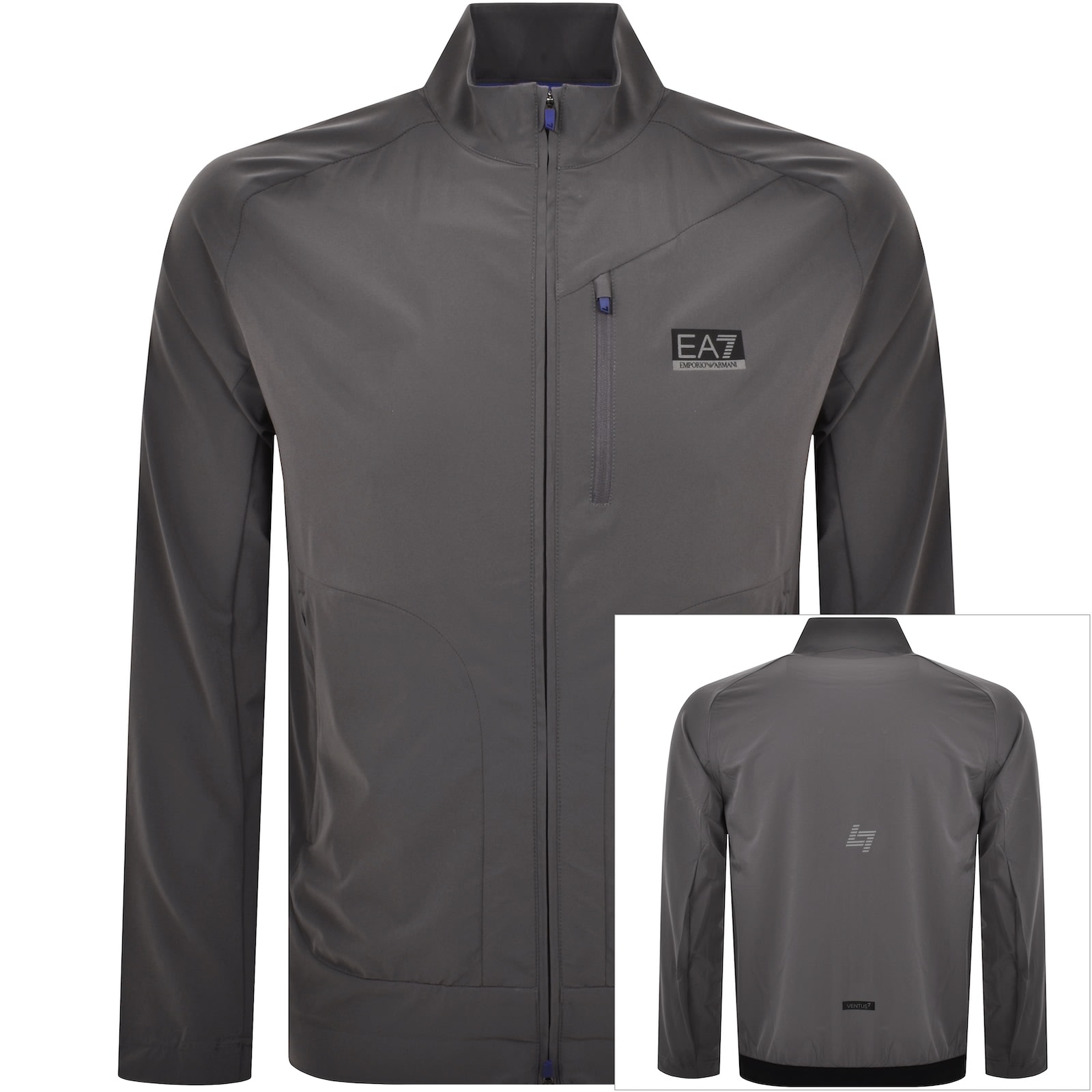 EA7 Emporio Armani Jacket Grey | Mainline Menswear United States