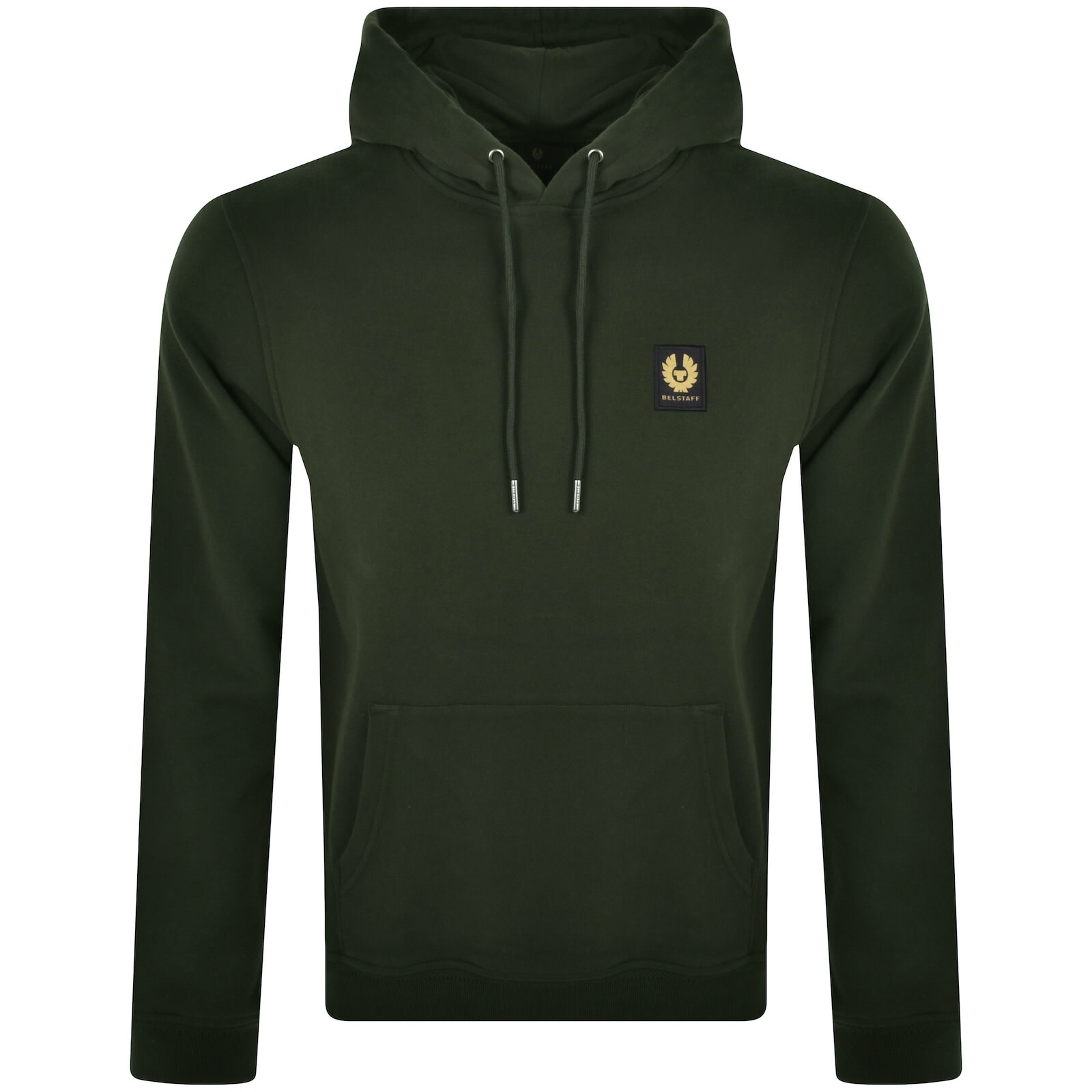Belstaff Logo Pullover Hoodie Green Mainline Menswear