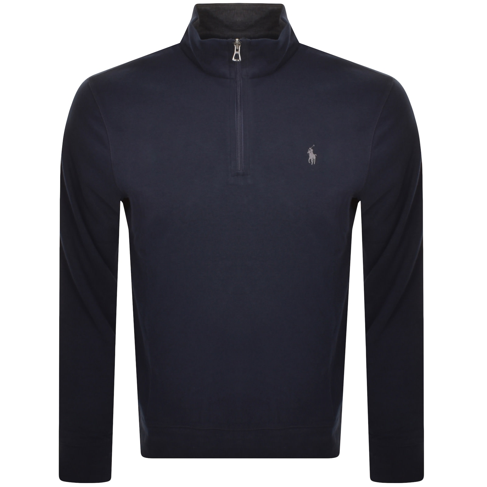 Ralph Lauren POLO RALPH LAUREN Half-Zip Sweatshirt, Men's XL cotton Charcoal Vintage Second Hand main image 1