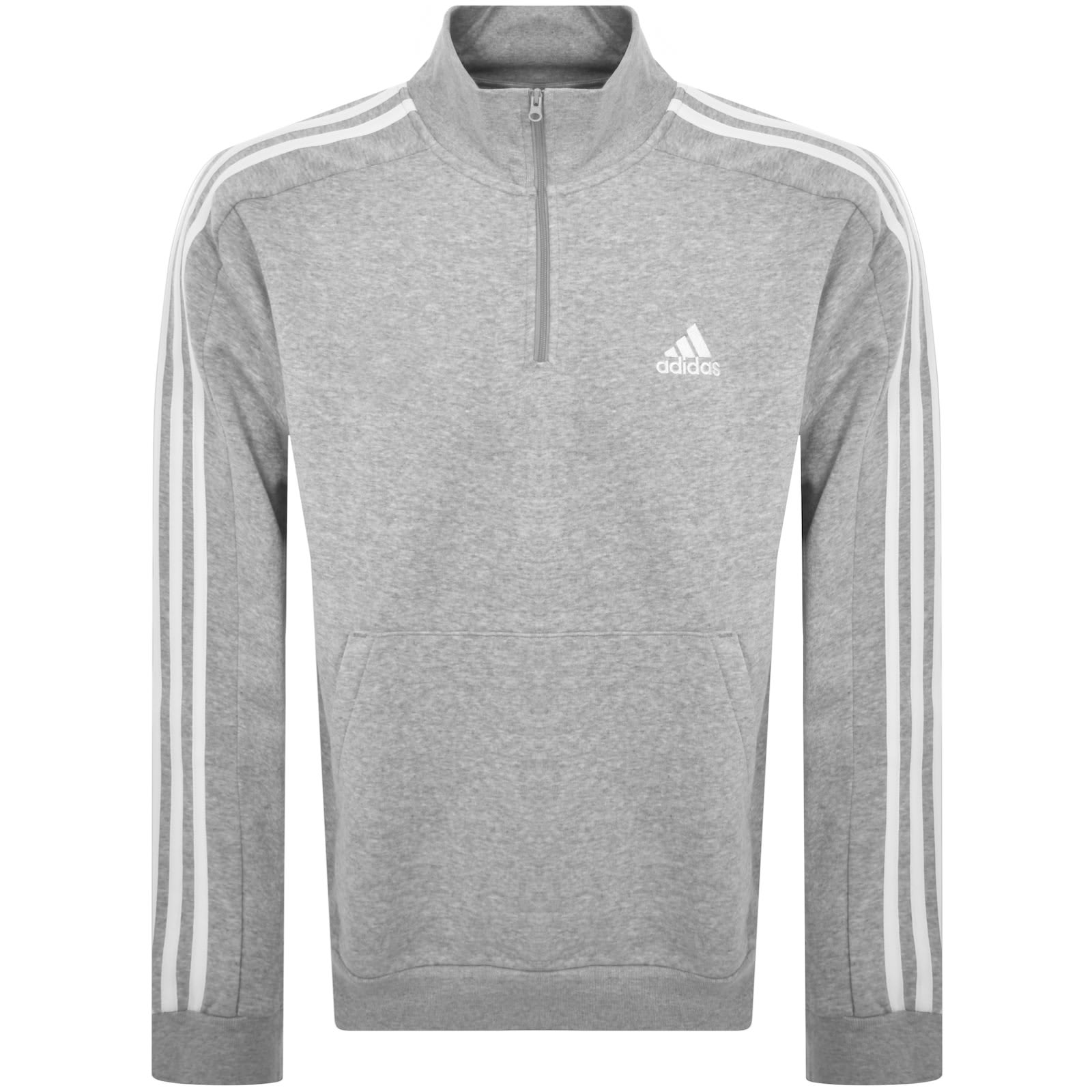 adidas Sportswear Quarter Zip Sweatshirt Grey | Mainline Menswear United  States