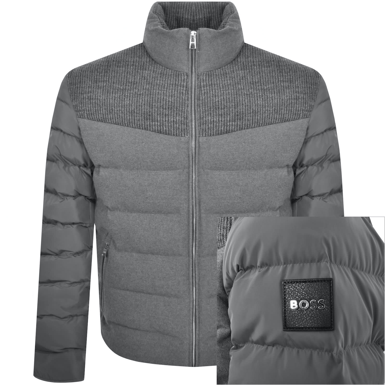 BOSS H Clanello Jacket Grey Mainline Menswear