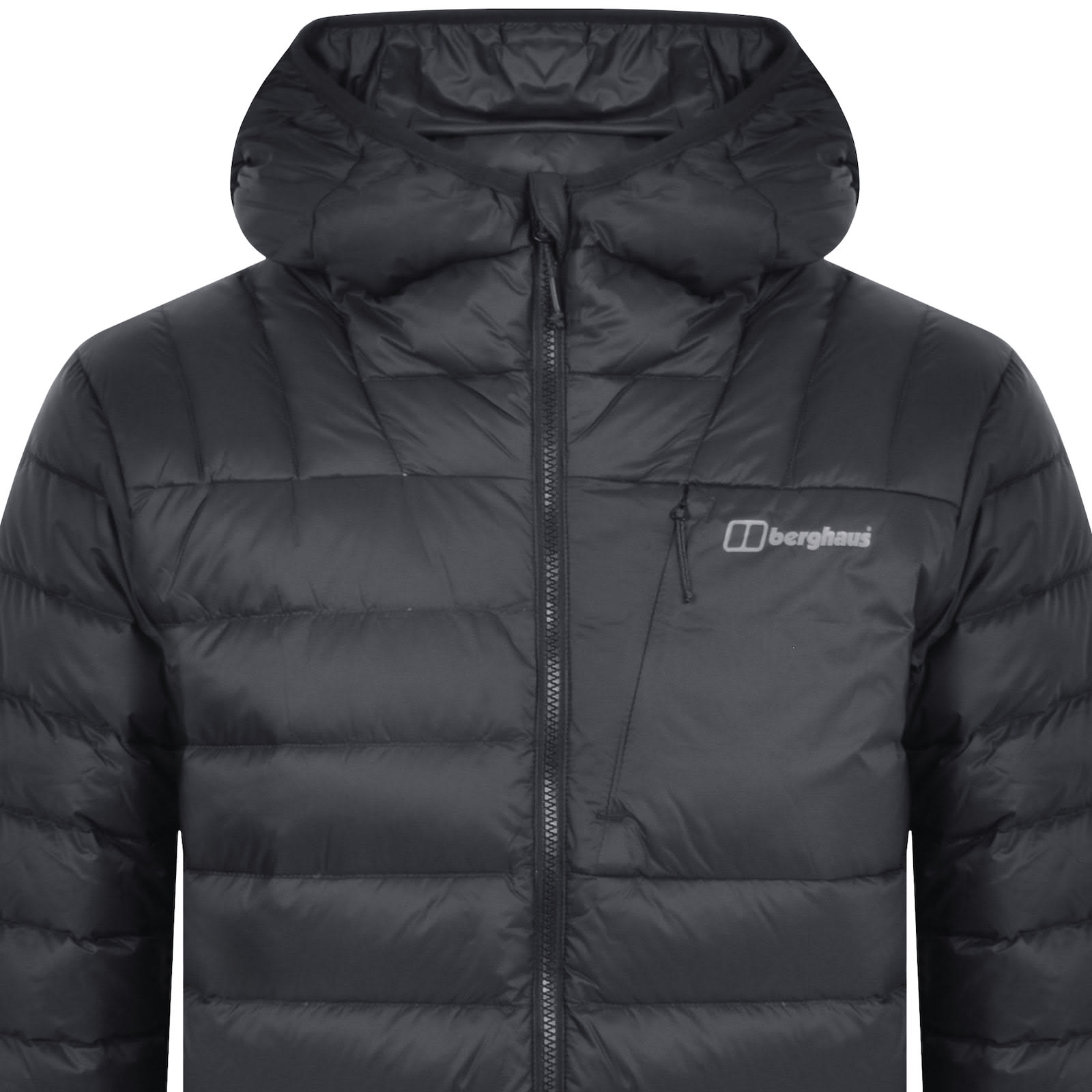 Berghaus mens combust hydrodown insulated hooded jacket black discount