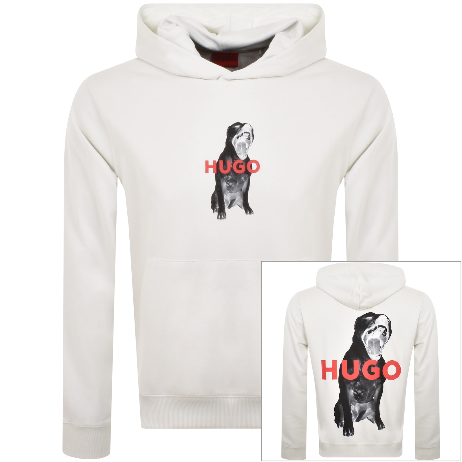 スウェット・トレーナー HUGO BOSS 'Dapo' hoodie White Mainimage.jpg