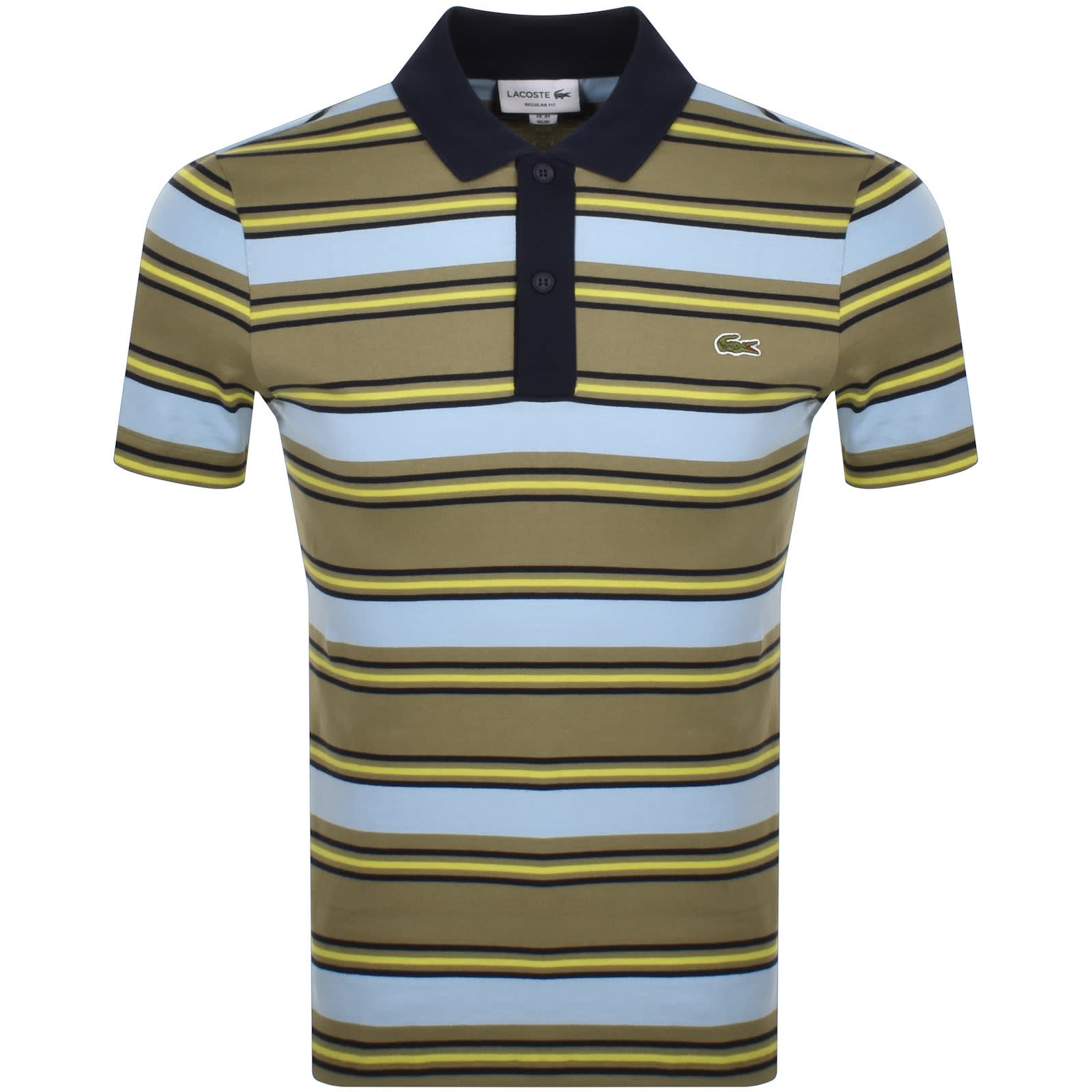 Gold lacoste shirt 2025