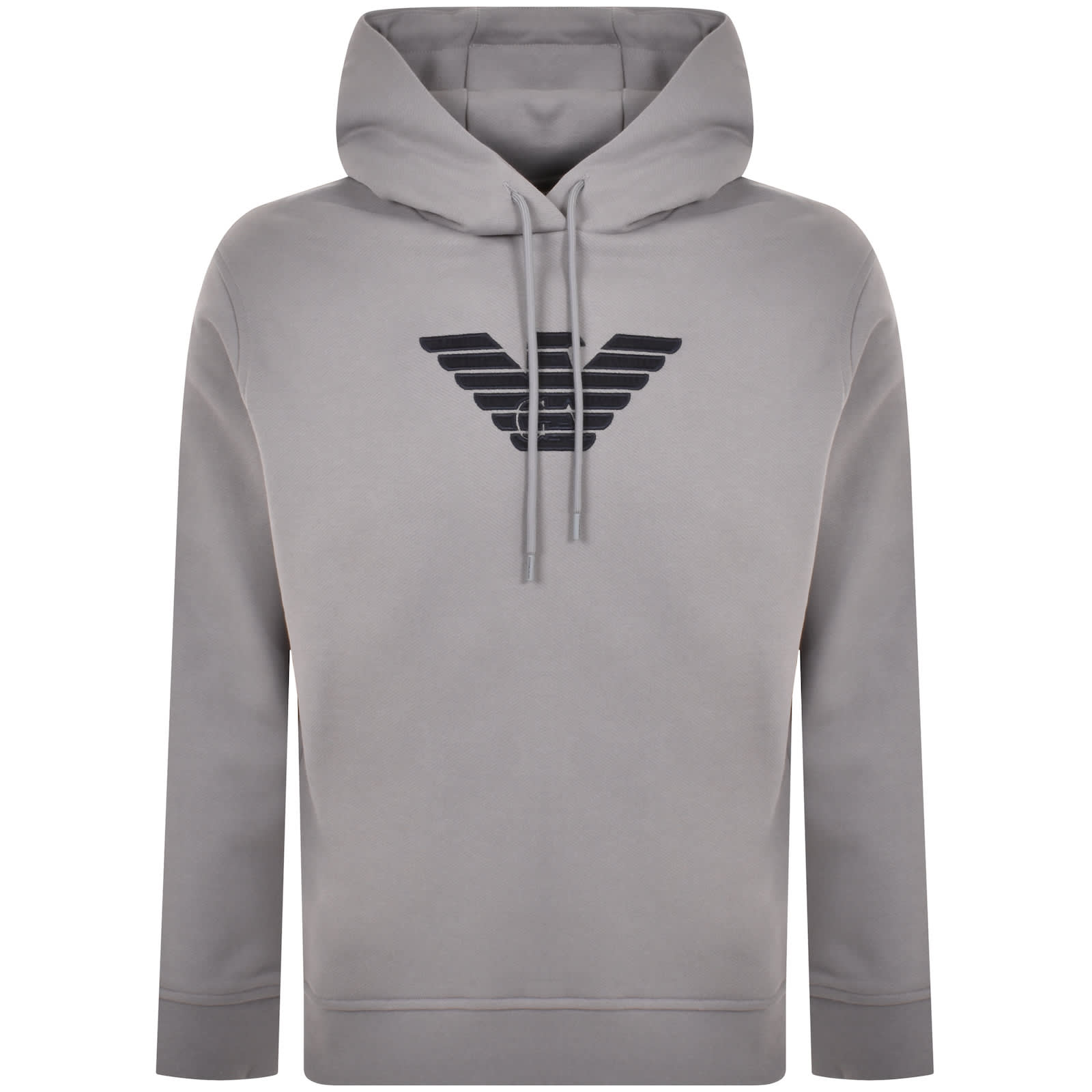 Emporio Armani Logo Hoodie Grey male XXX Large