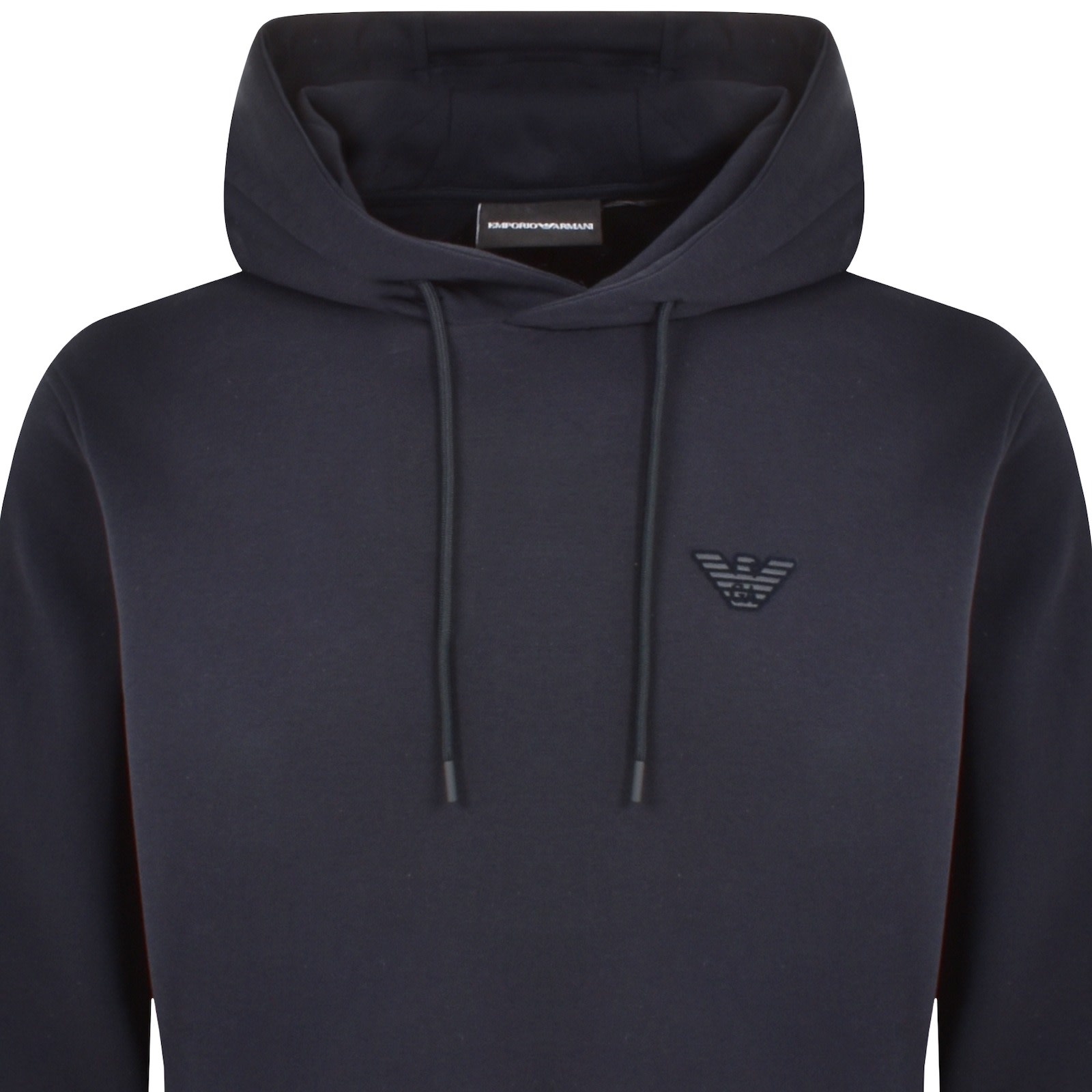 Emporio Armani Logo Hoodie Navy male XXX Large