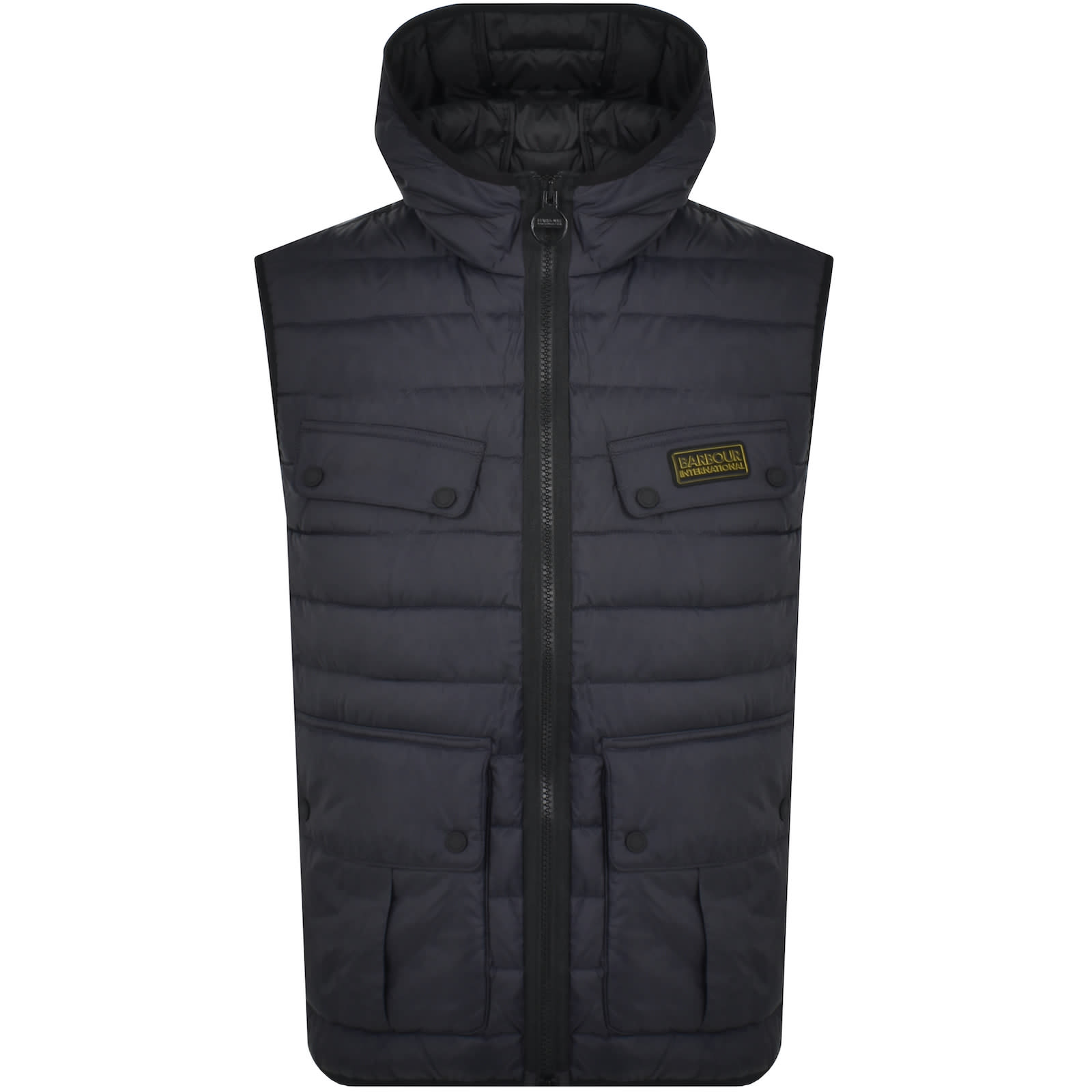 Barbour International Molden Gilet Navy Mainline Menswear Denmark
