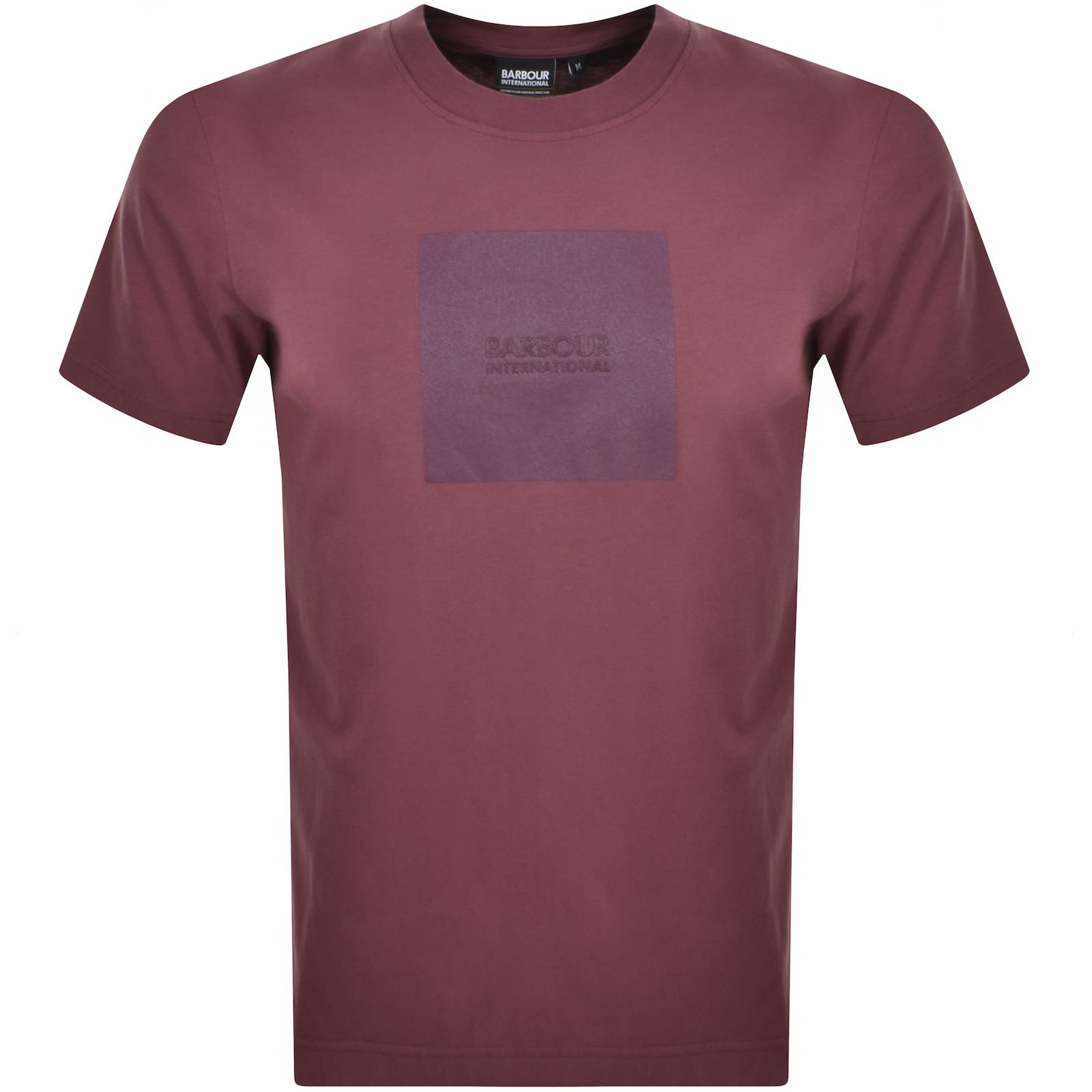 Barbour t shirt purple new arrivals