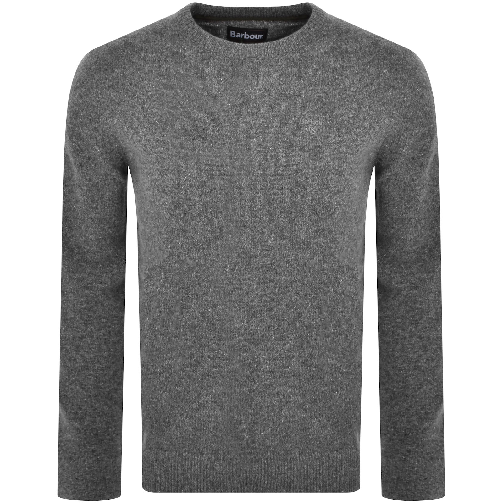 Barbour Tisbury Knit Jumper Grey Mainline Menswear Canada