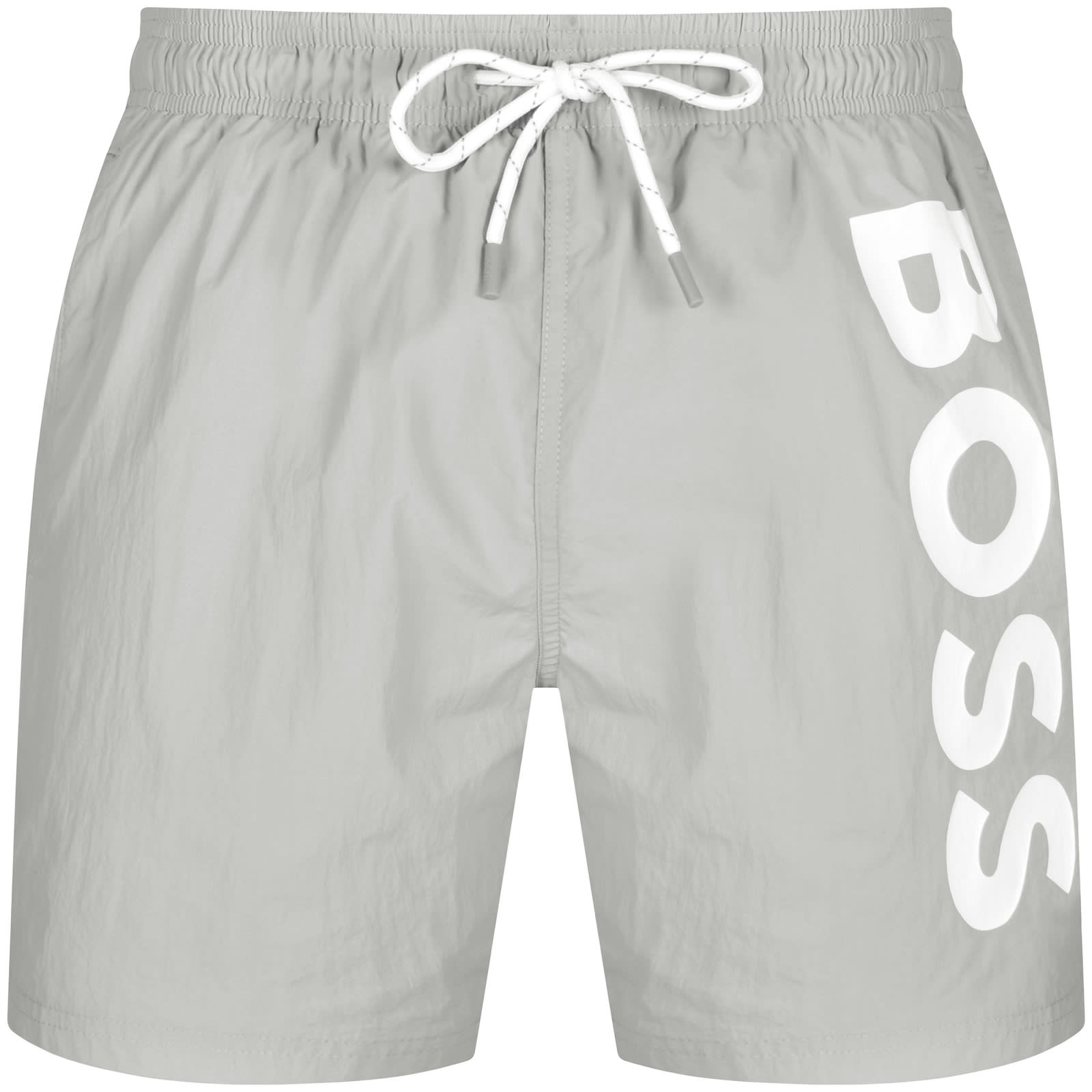 BOSS Octopus Swim Shorts Grey Mainline Menswear United States