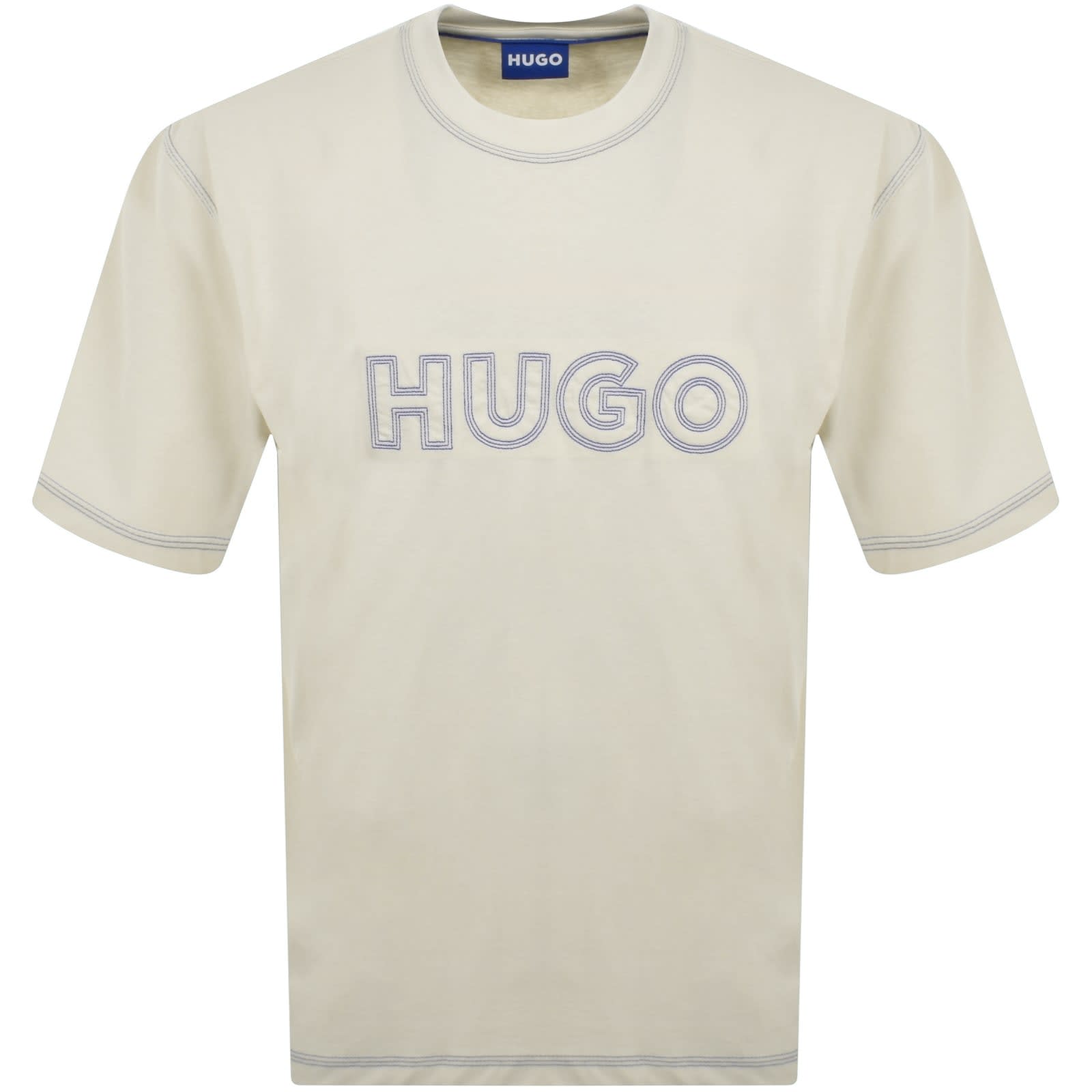 Hugo Nitlogo Tシャツ HUGO Blue Nitlogo T Shirt Black | Mainline Menswear United