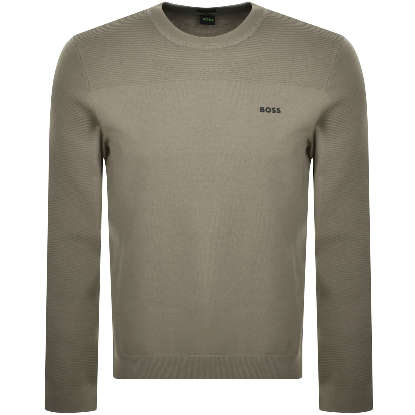 Khaki hugo boss jumper on sale