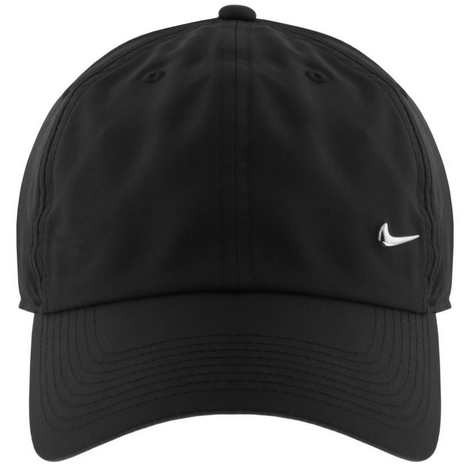 Black nike swoosh cap 2025
