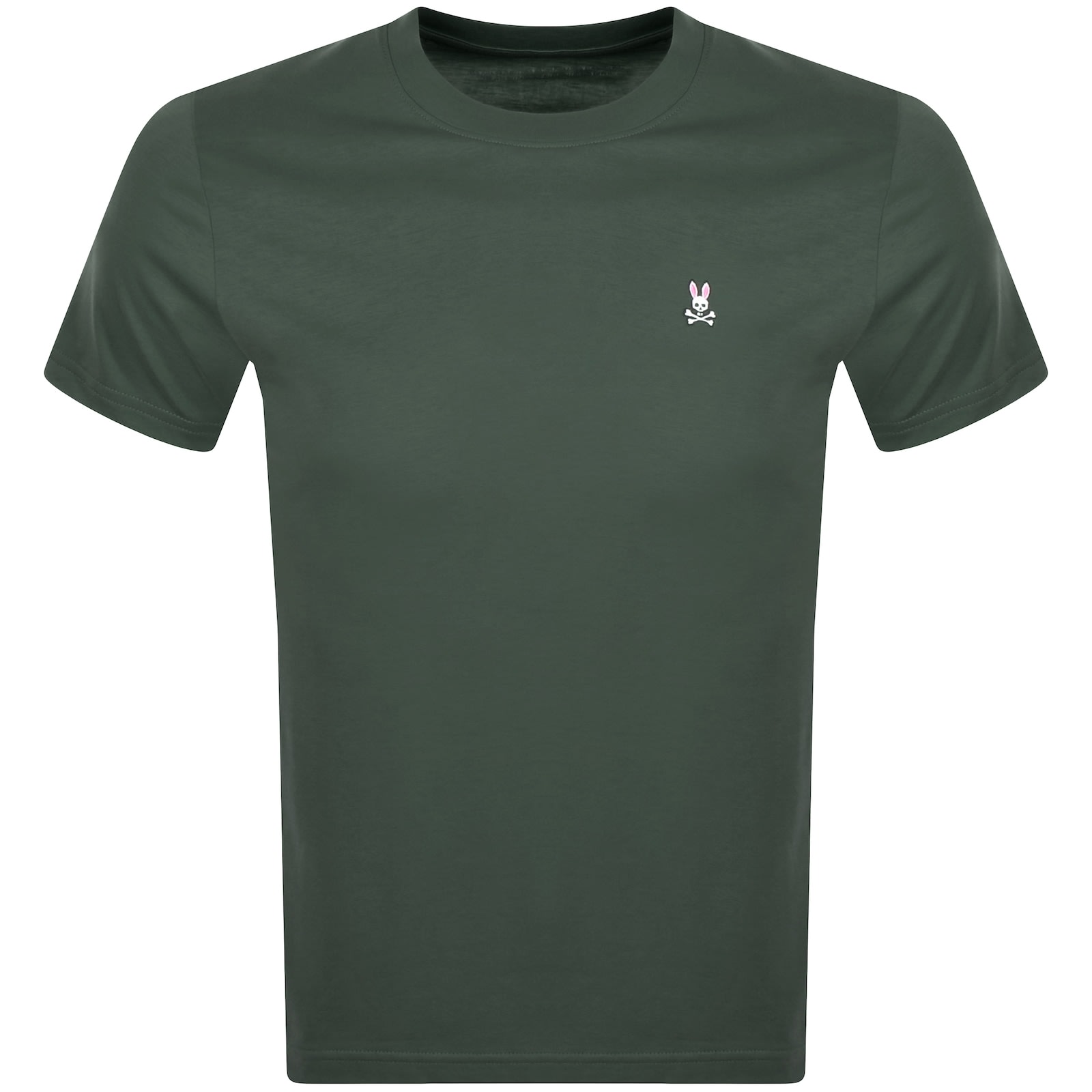 Psycho Bunny Classic Crew Neck T Shirt GreyPsycho Bunny Classic Crew Neck T Shirt Grey Male XXX Large