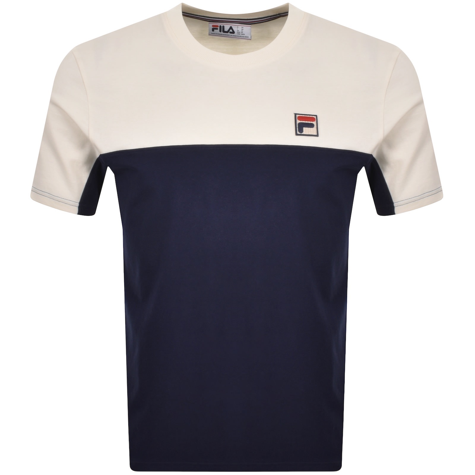 Fila colour block t shirt deals