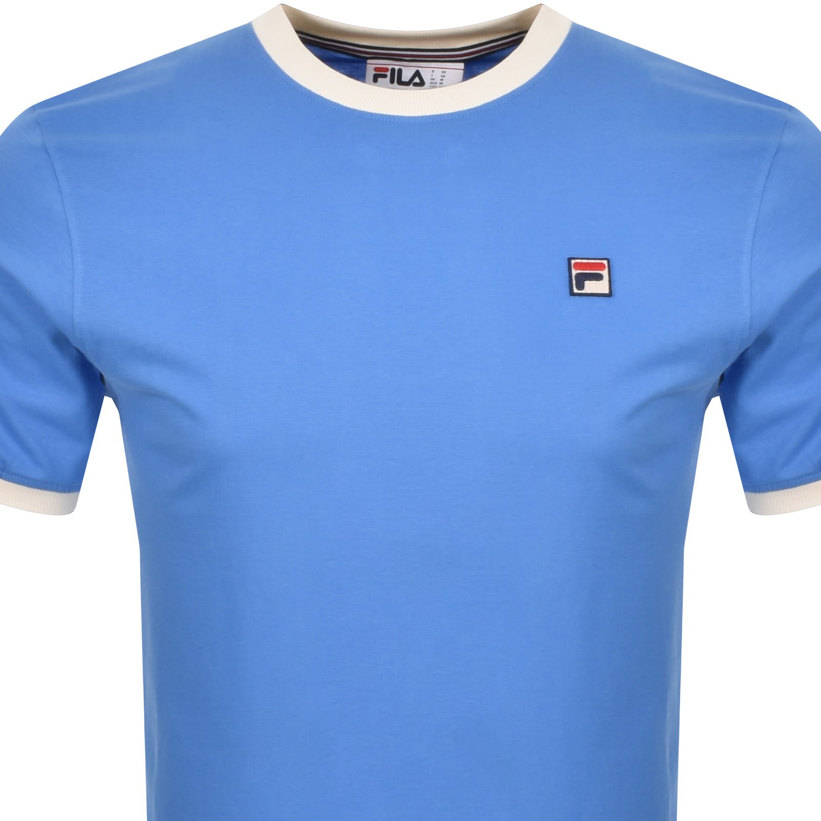 Fila Vintage Marconi T Shirt Blue Mainline Menswear Denmark