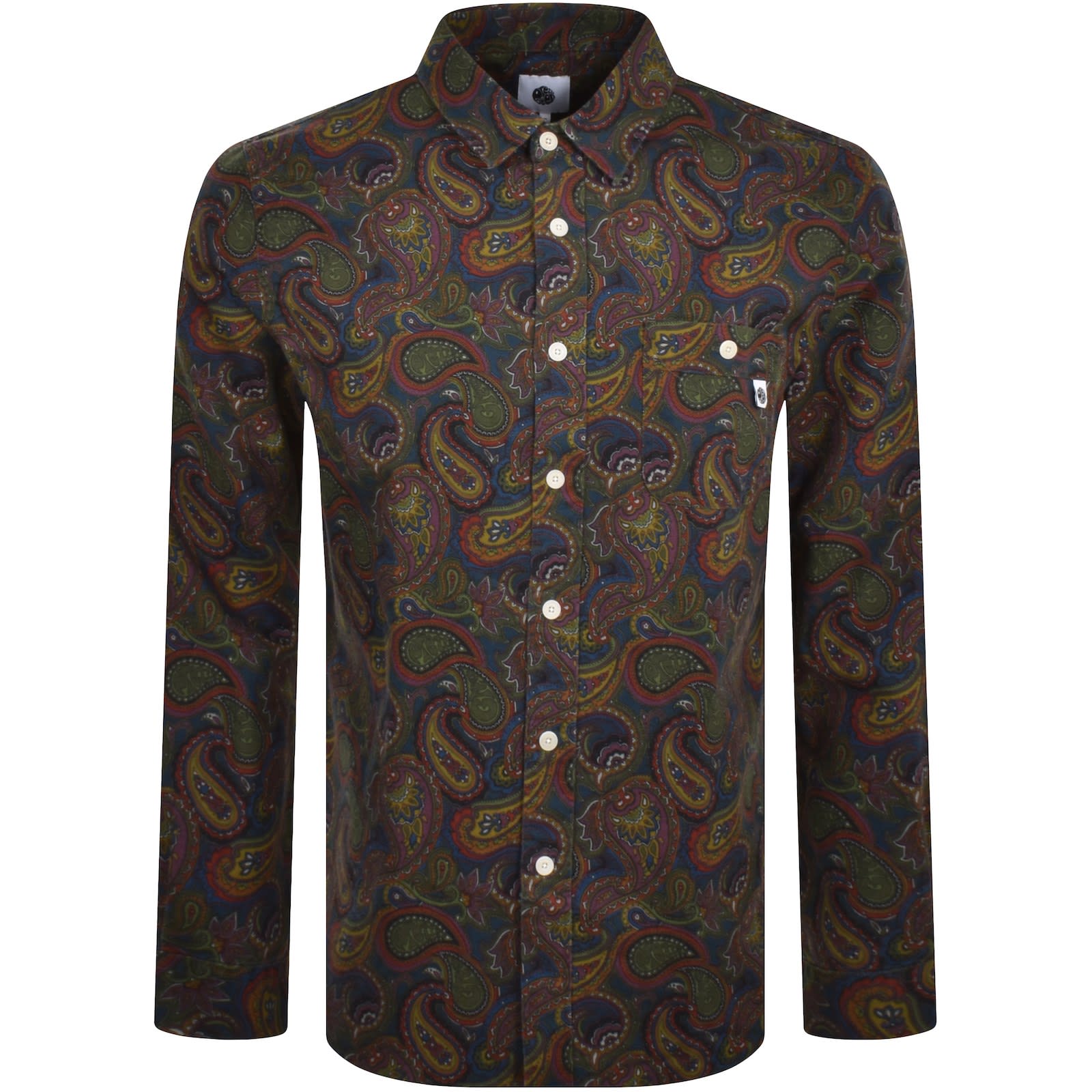 Pretty Green プリティーグリーン 総柄シャツ サイケ ヒッピー L