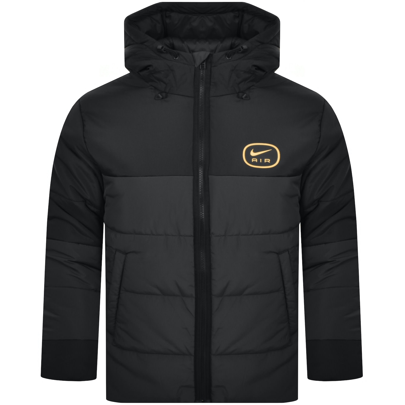 Nike white small logo padded jacket online