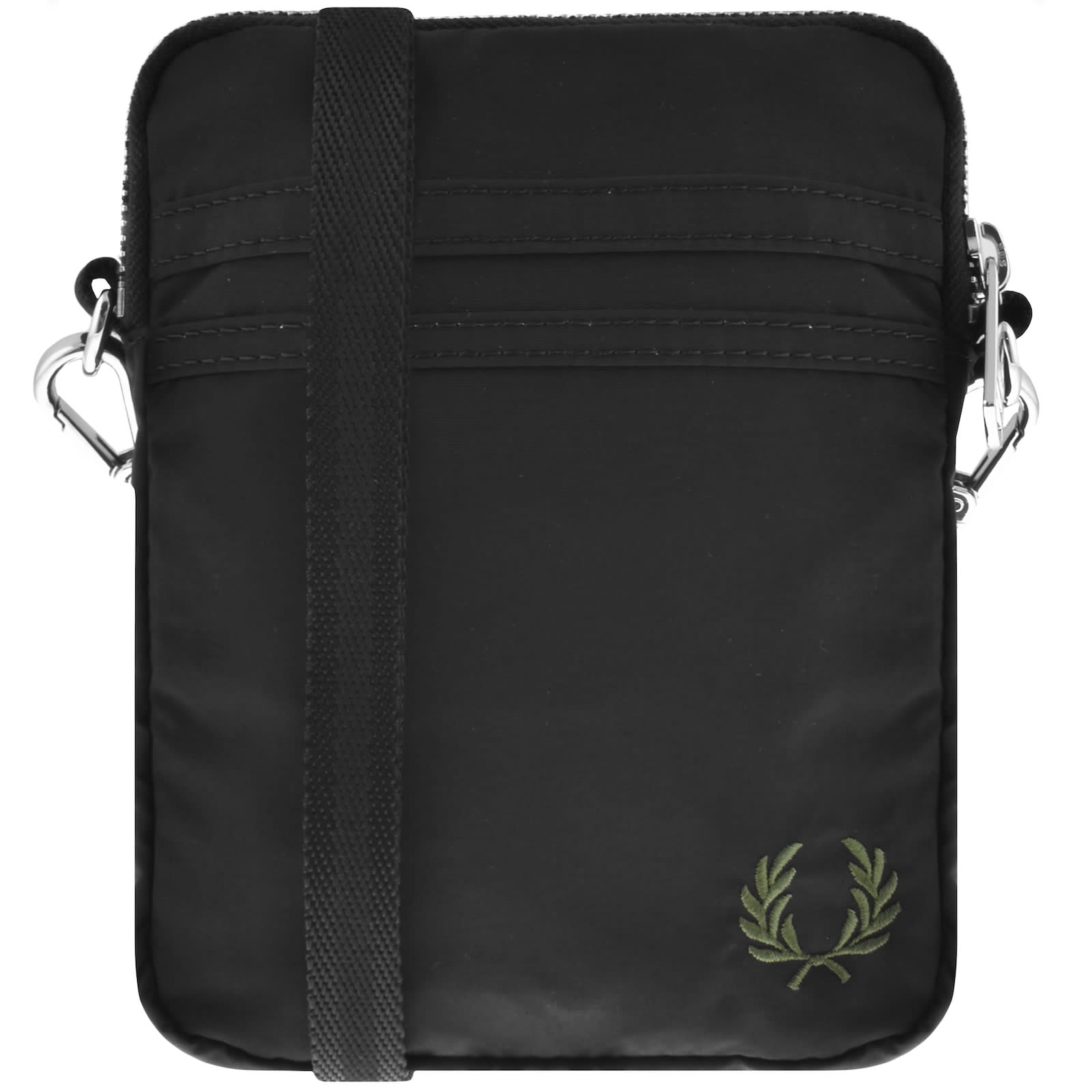 Fred Perry Nylon Twin Tipped Small Bag Black One Size