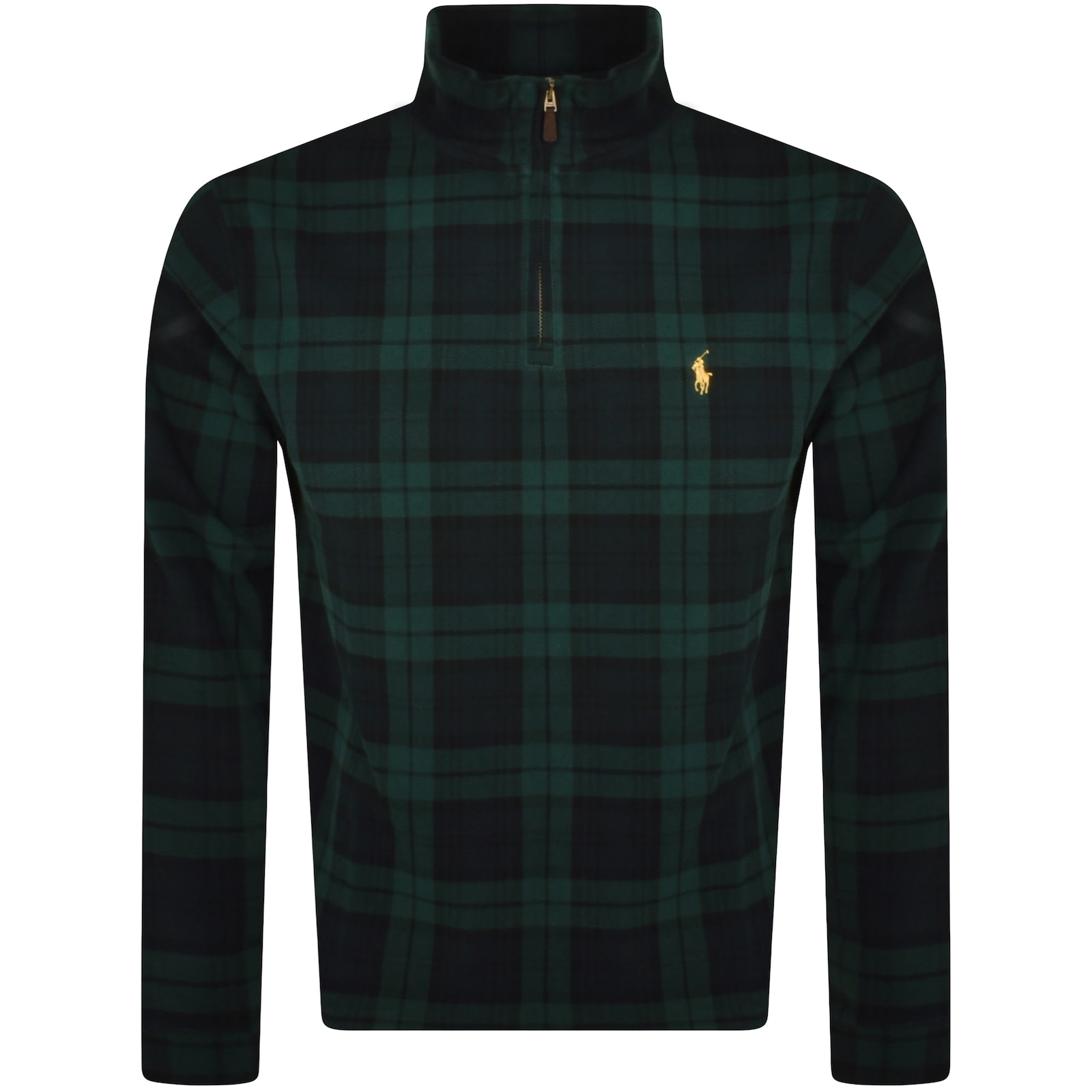 Ralph Lauren Half Zip Sweatshirt Green Mainline Menswear