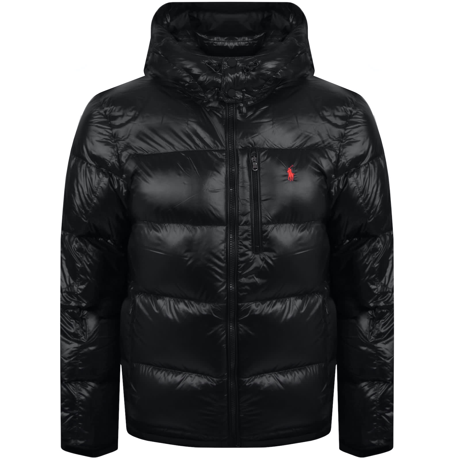 Ralph lauren men's black puffer jacket top