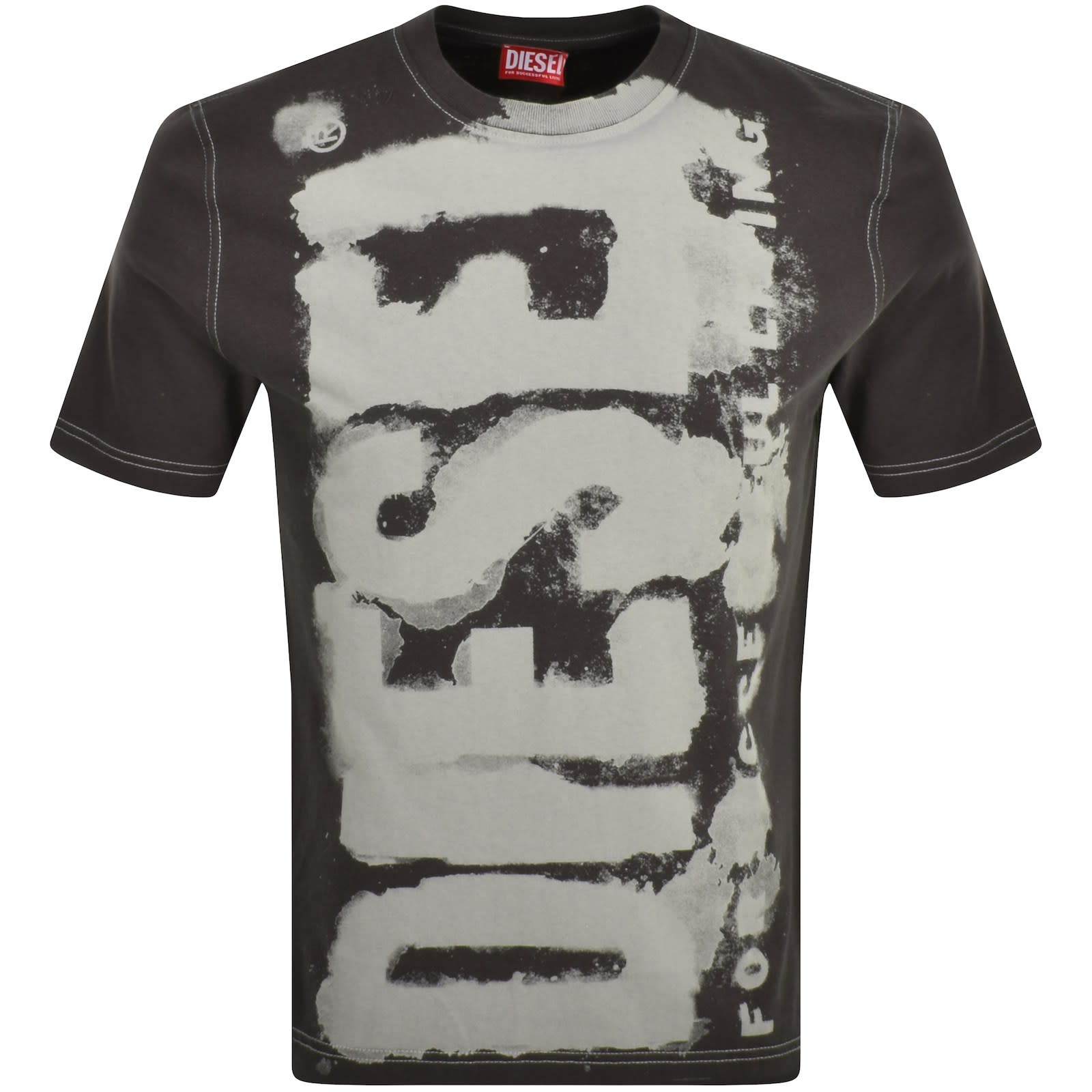 Diesel T Adjust Q4 Regular Fit T Shirt Grey | Mainline Menswear United  States