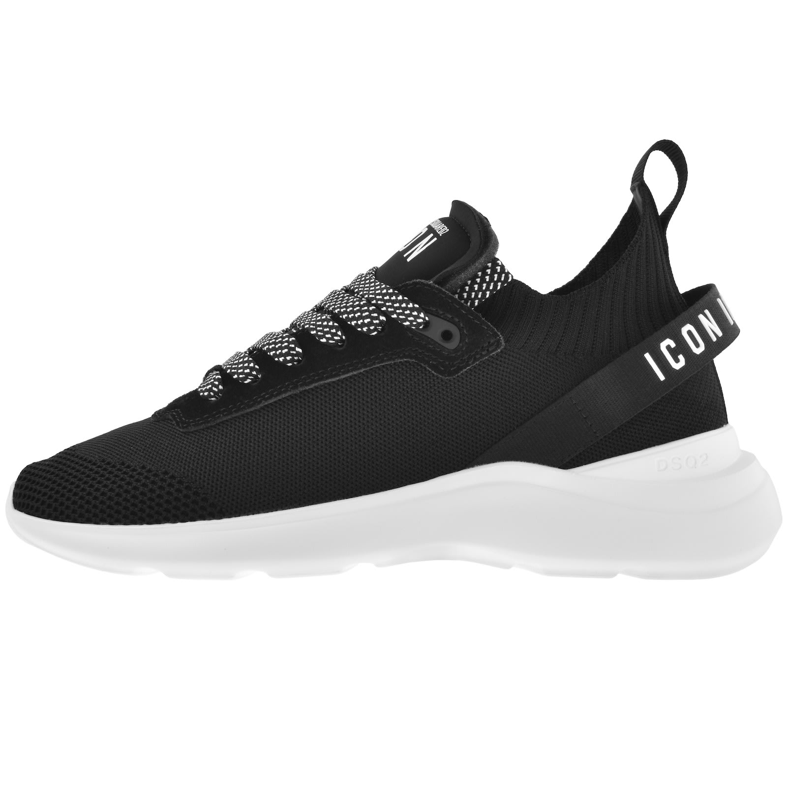 DSQUARED2 Be Icon Trainers Black Mainline Menswear