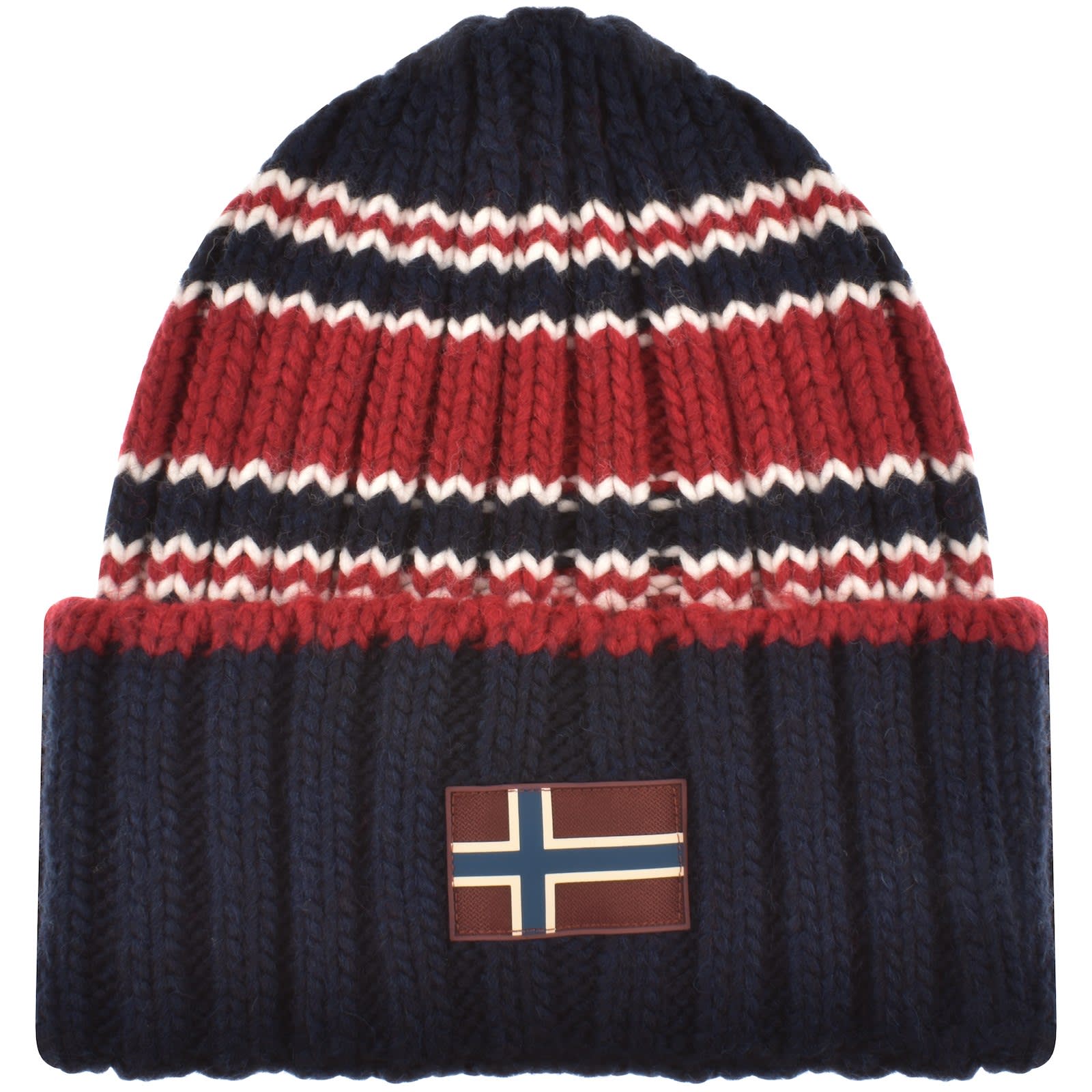 Napapijri F Areuse Beanie Hat Navy | Mainline Menswear United States