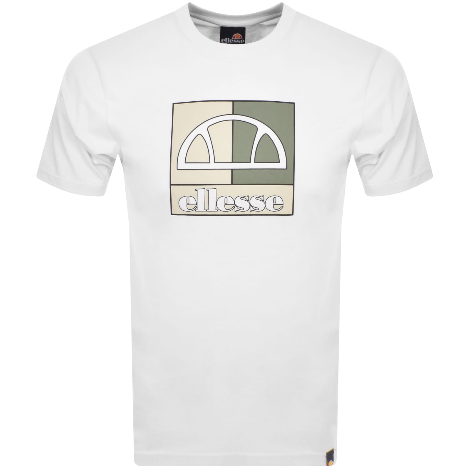 Ellesse Leondino Logo T Shirt WhiteEllesse Leondino Logo T Shirt White Male Large