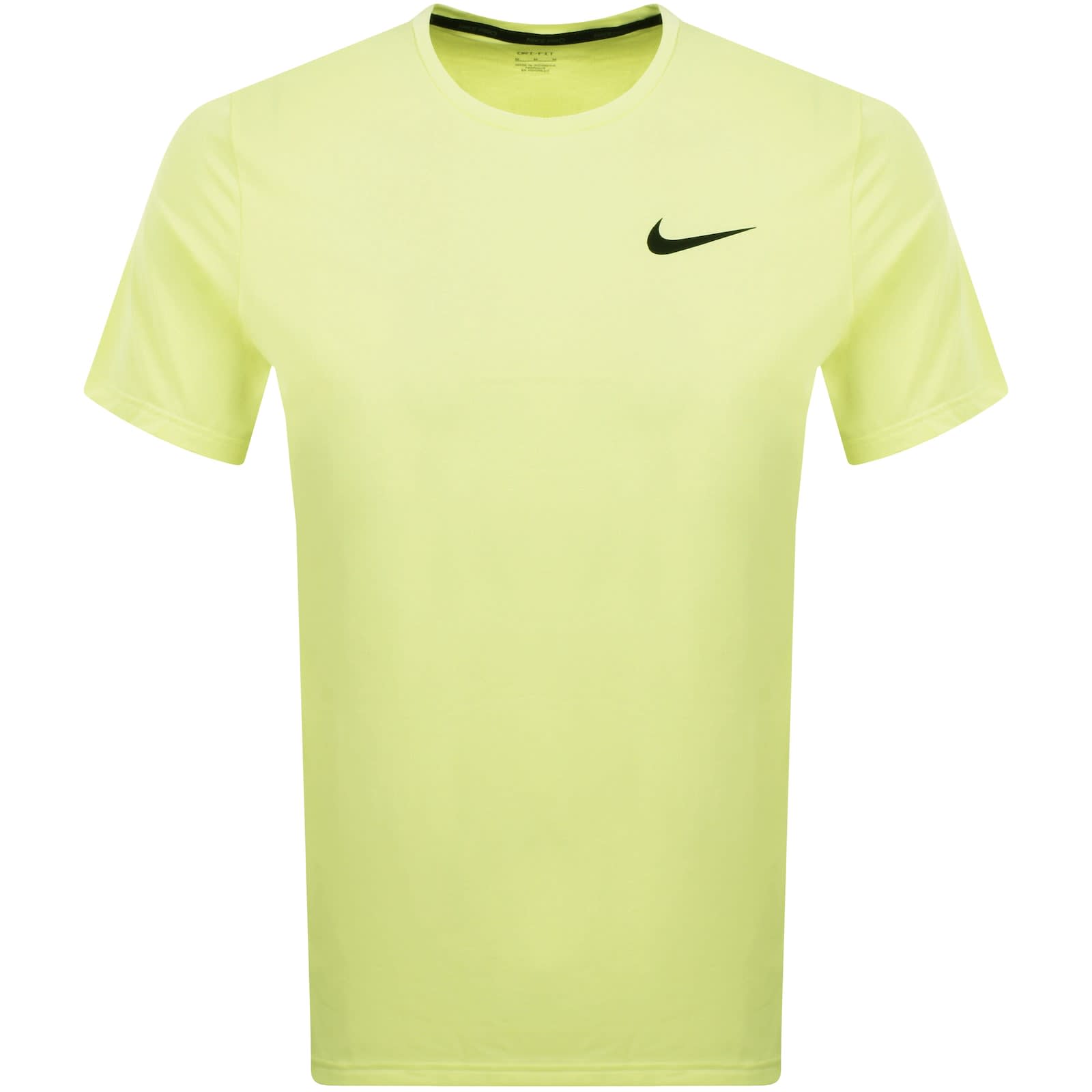 Nike Training Dri Fit Hyper Dry T Shirt Green Mainline Menswear