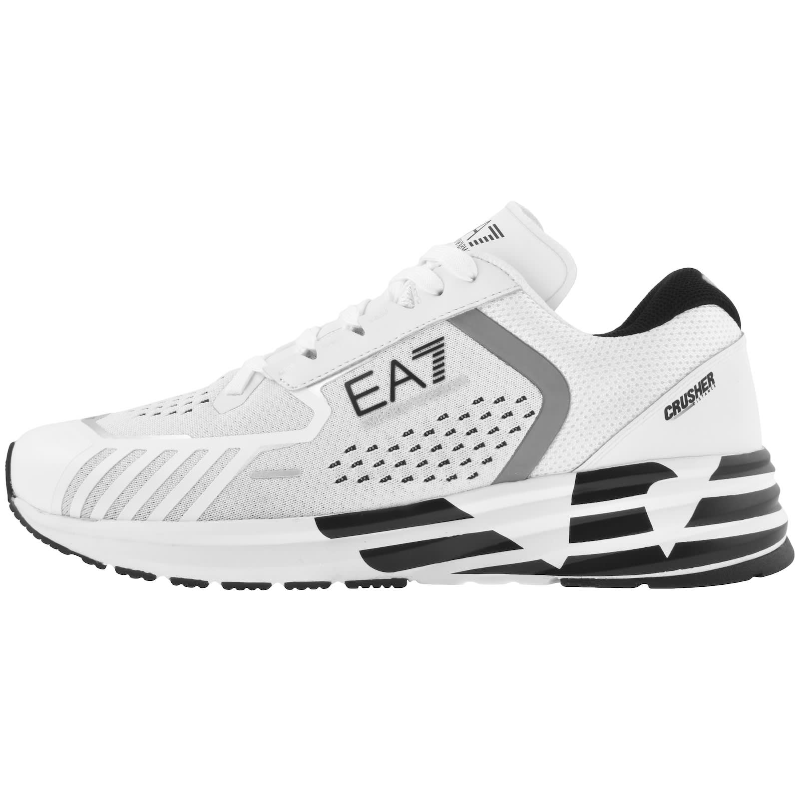 EA7 Emporio Armani Crusher Distance Trainers White | Mainline Menswear  United States