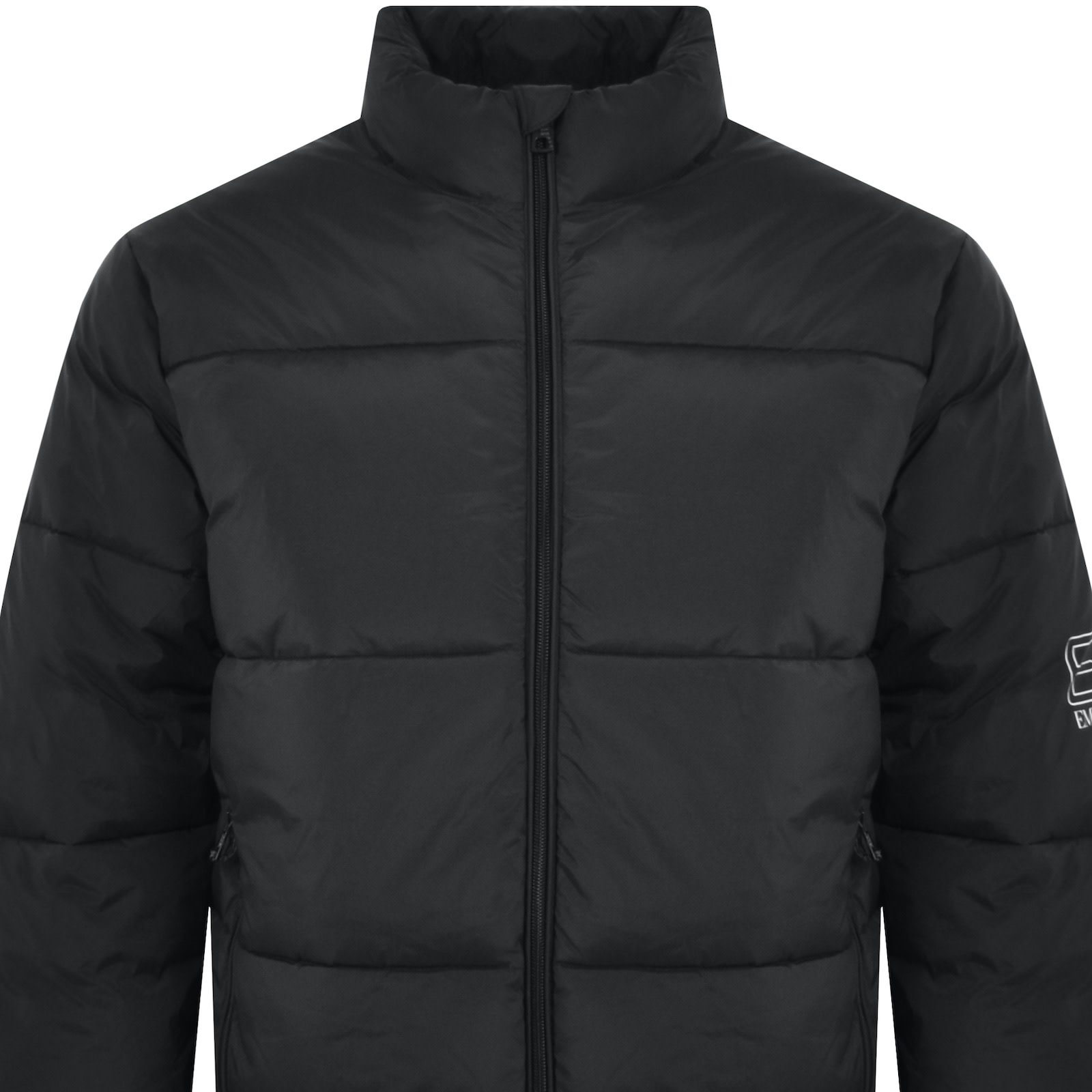 Ea7 black bubble jacket on sale