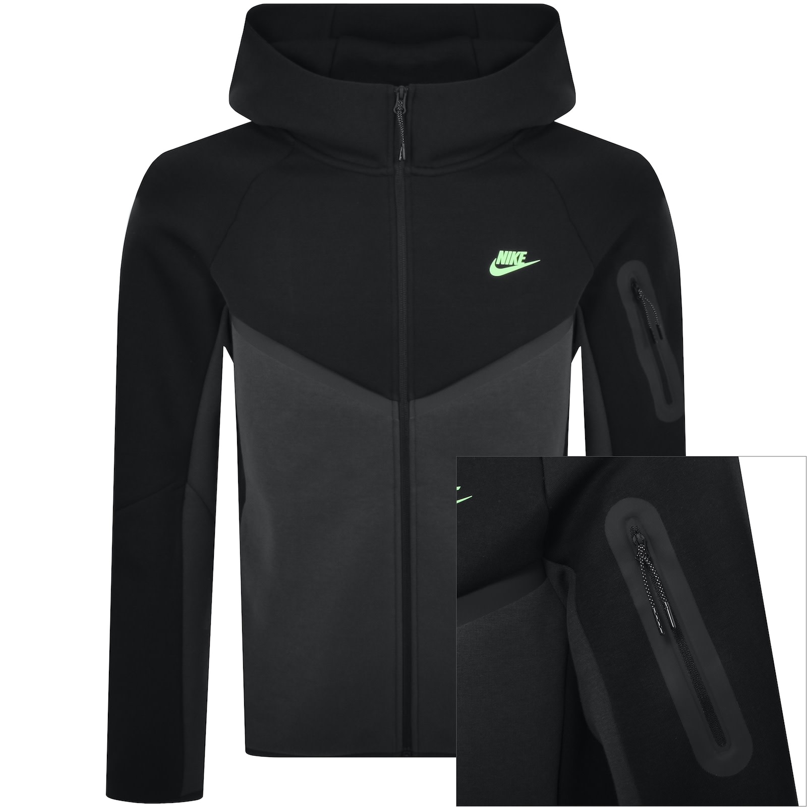 Nike Tech Fleece Windrunner Hoodie Black | Mainline Menswear United States