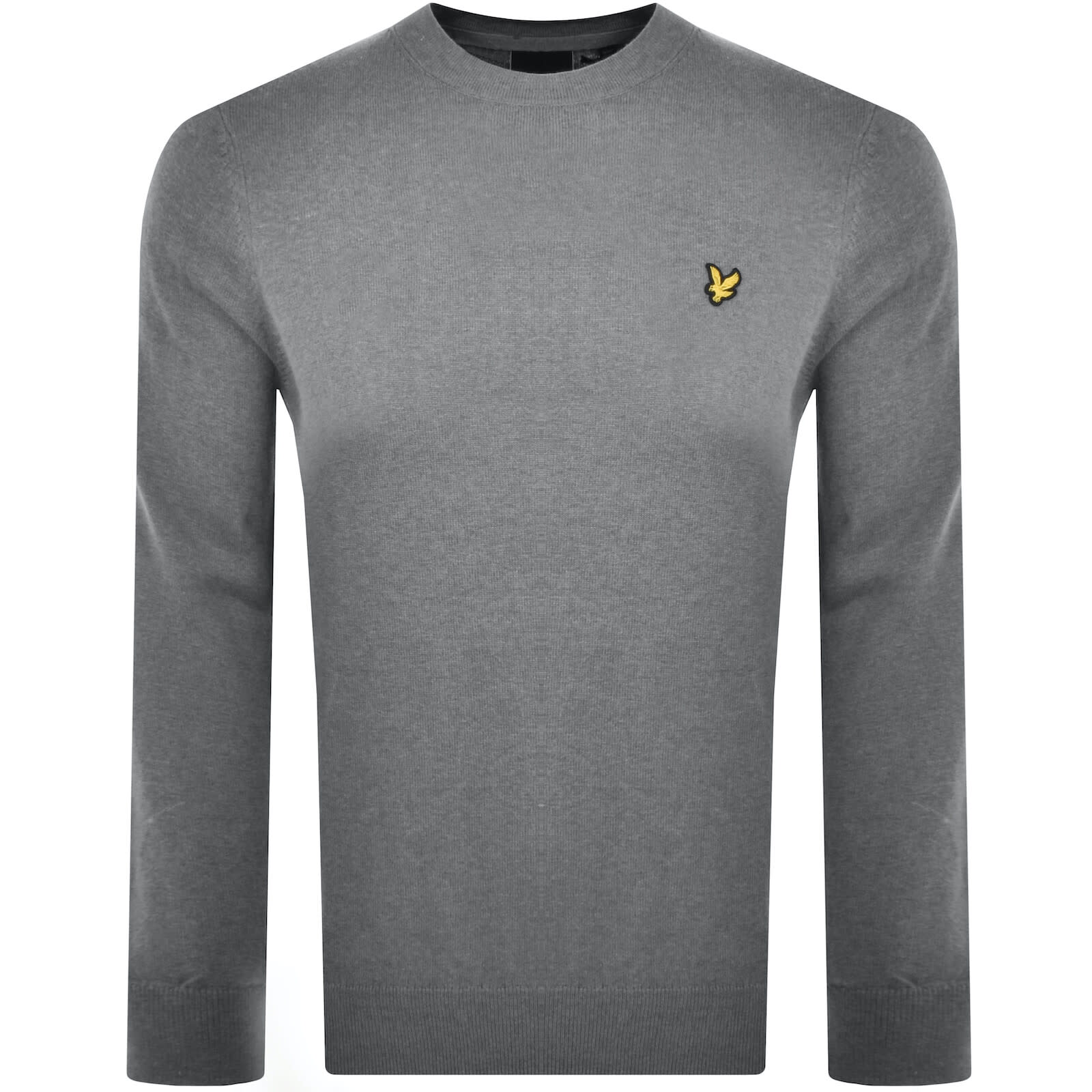 Lyle And Scott Cotton Merino Jumper Grey Mainline Menswear Ireland